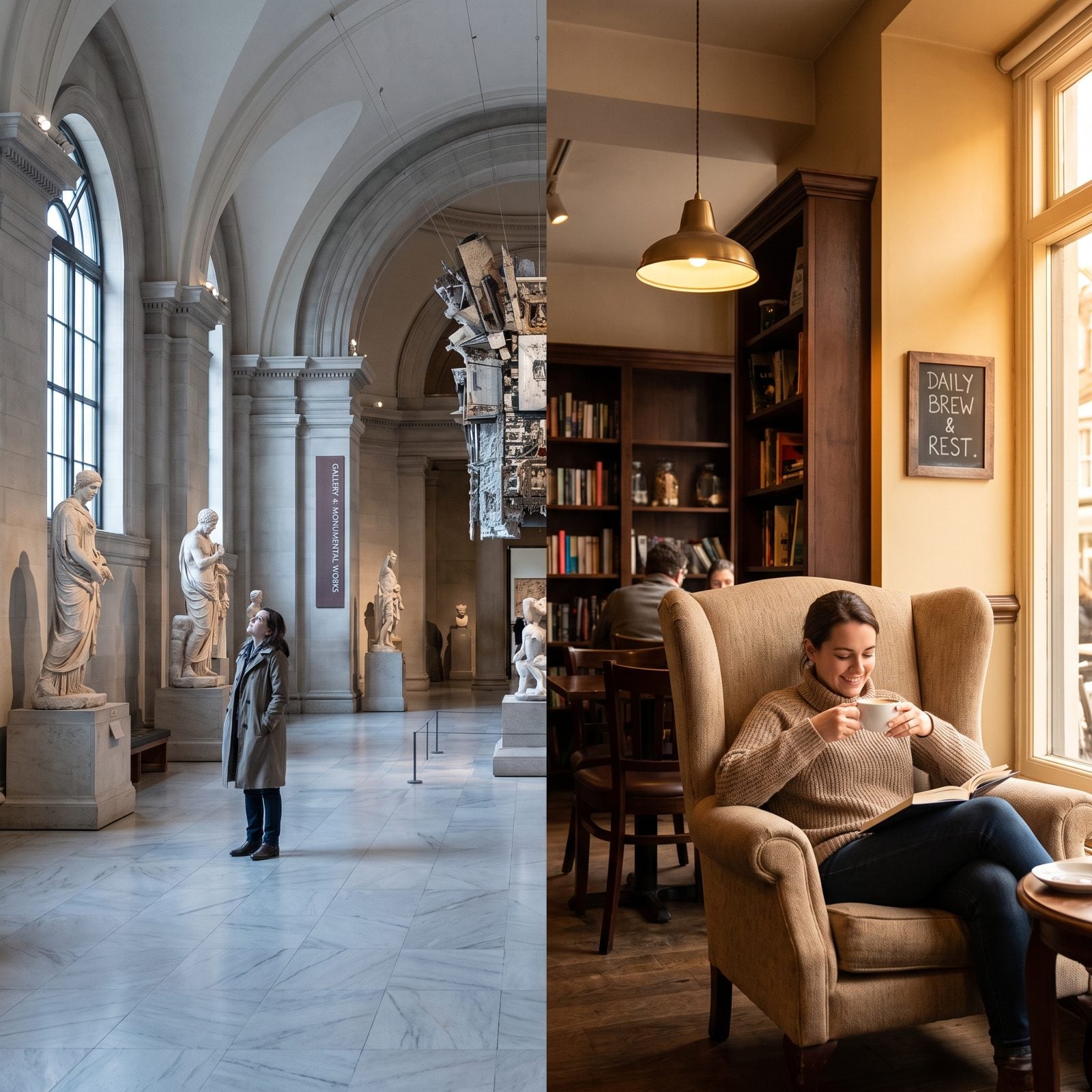 Alternating Demanding Sights With Easy Stops