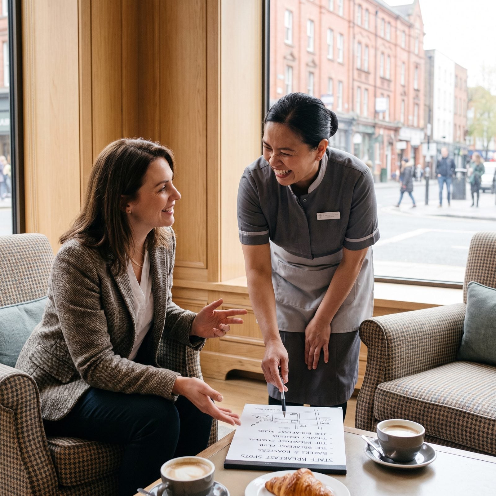 Asking Hotel Staff Where They Buy Breakfast