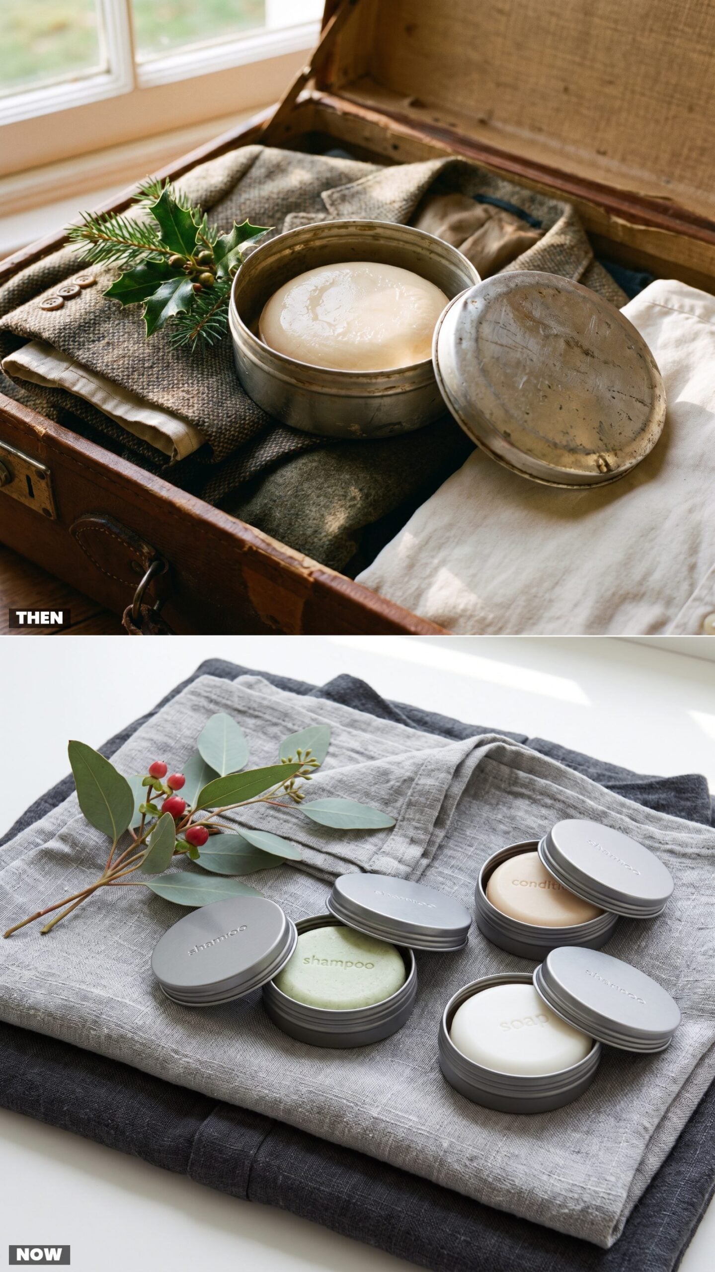 Bar Soap in a Metal Tin vs. Solid Travel Toiletries