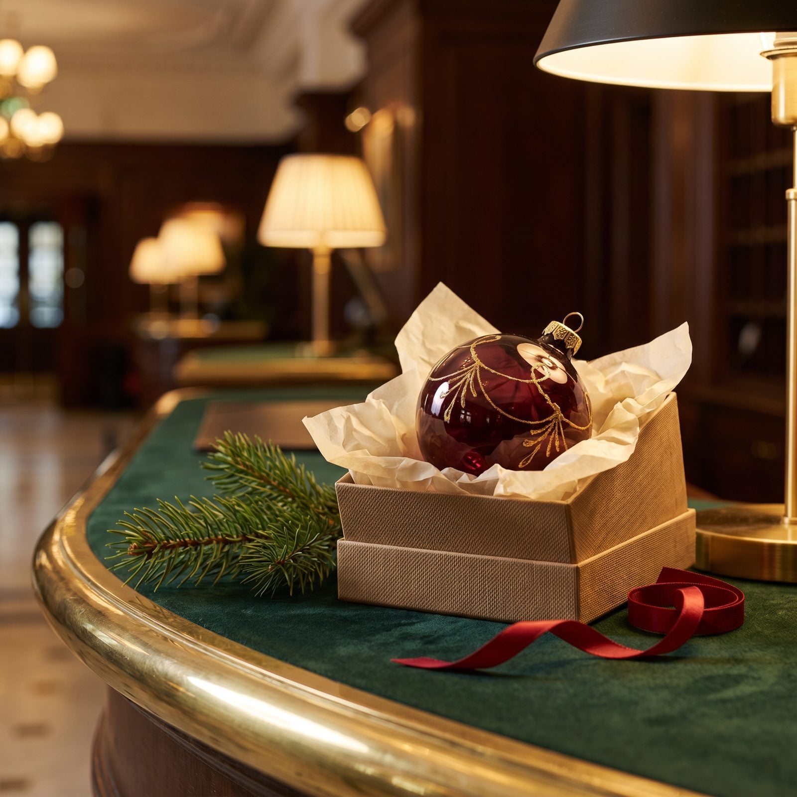 Beautiful Ornaments Given as Welcome Keepsakes
