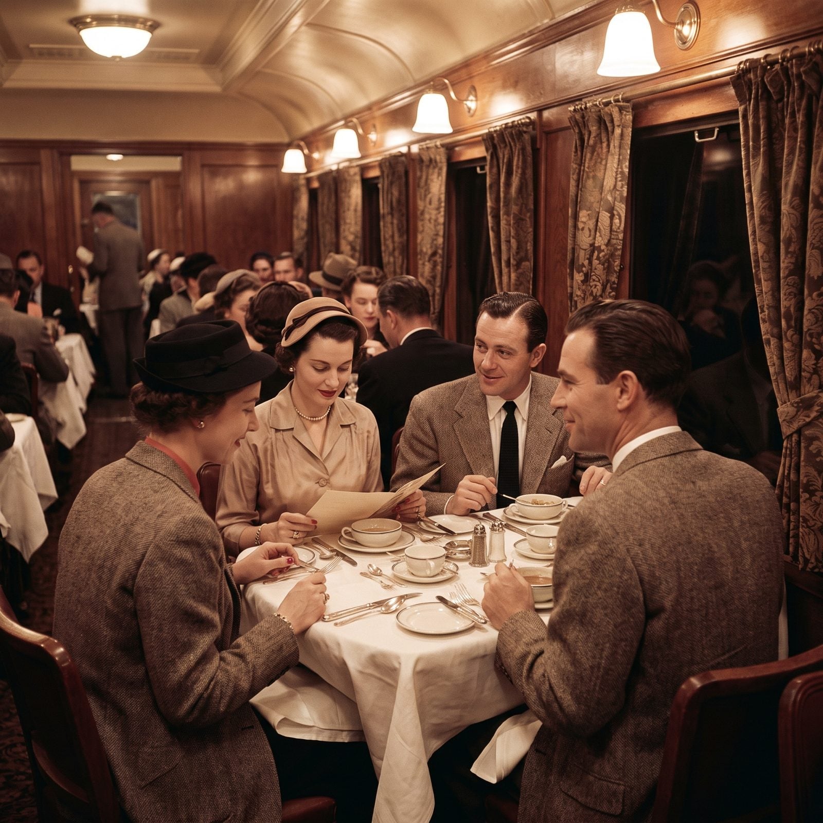 Being Seated With Total Strangers at a Four-Top