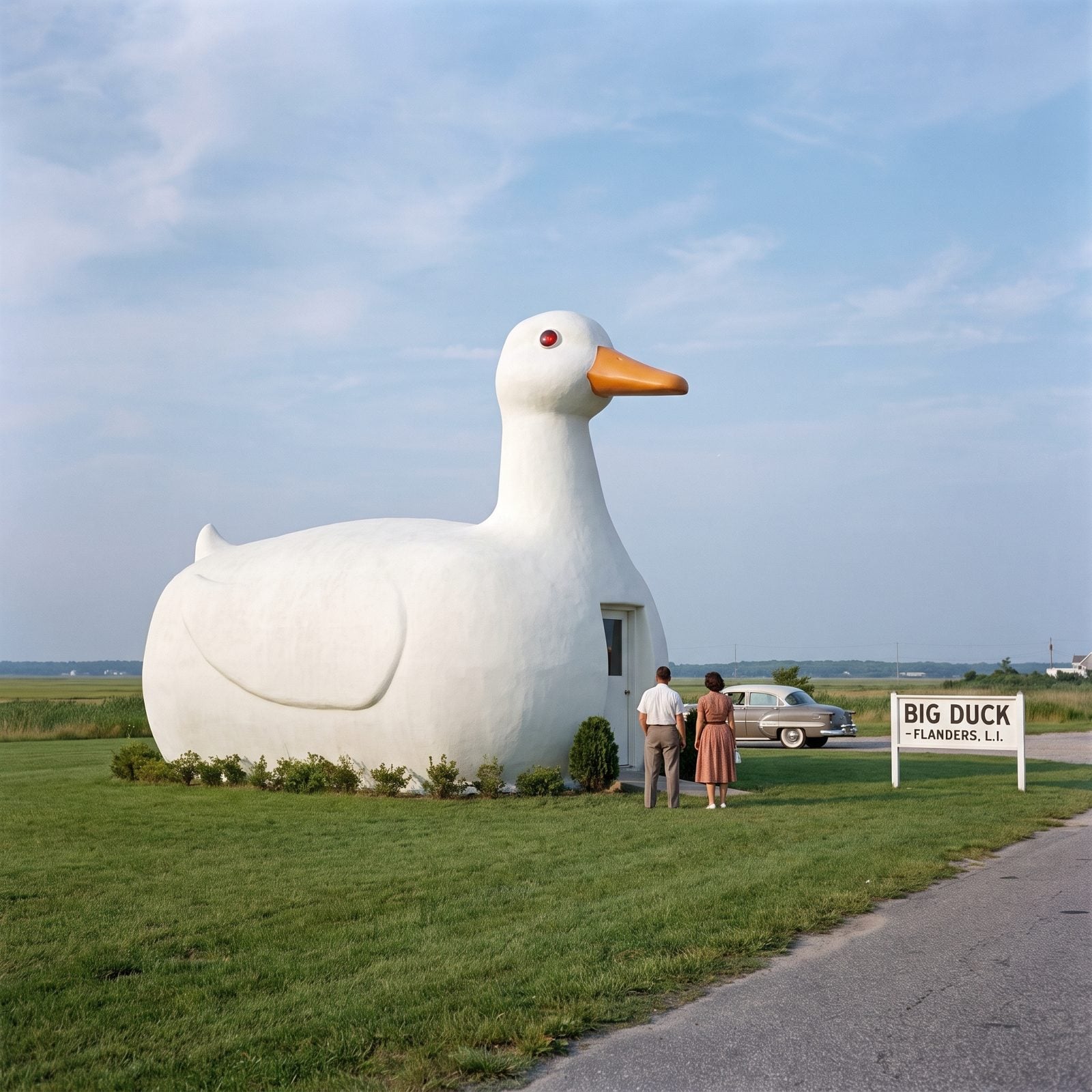 The Big Duck in Flanders, New York