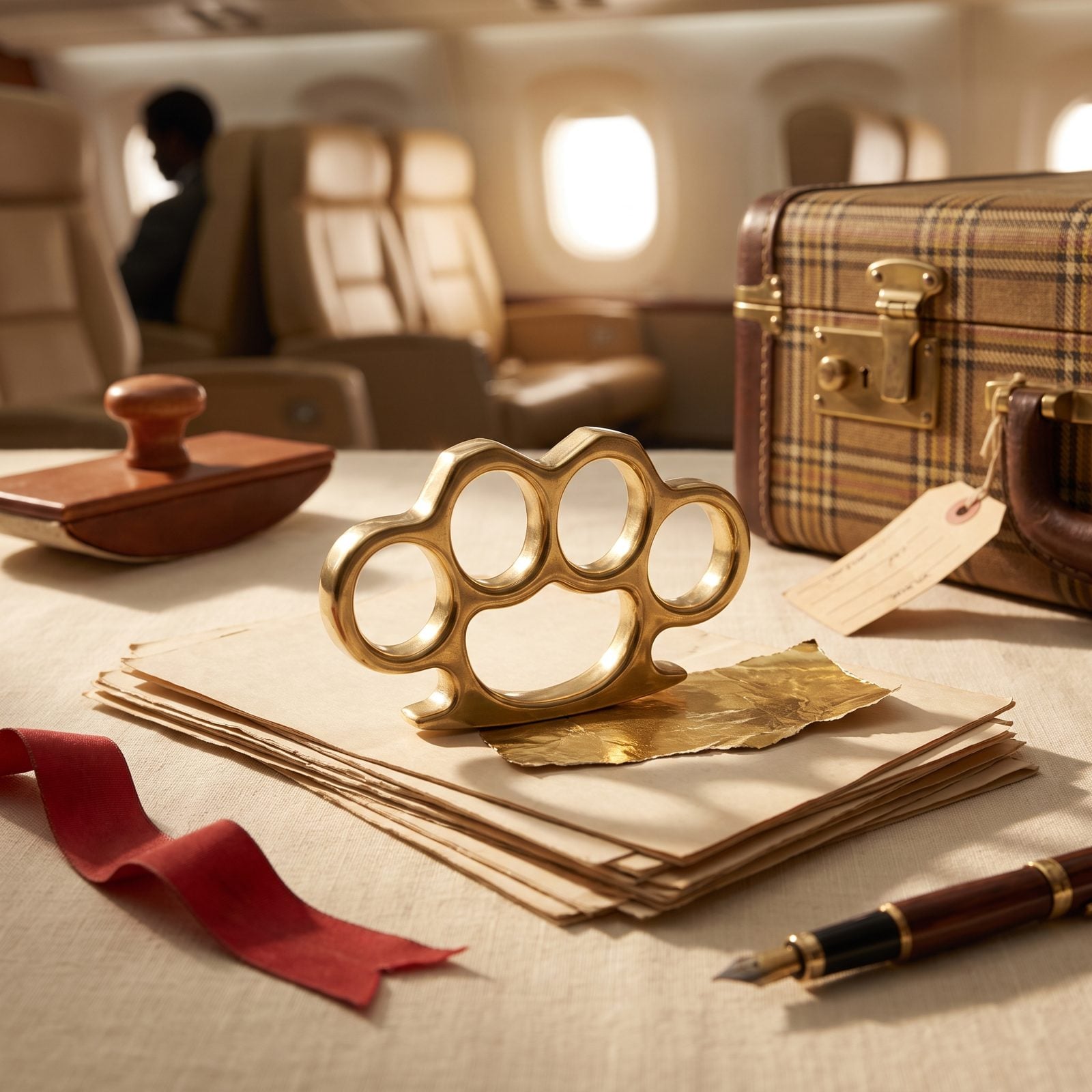 Brass Knuckles Sold as a Novelty Paperweight