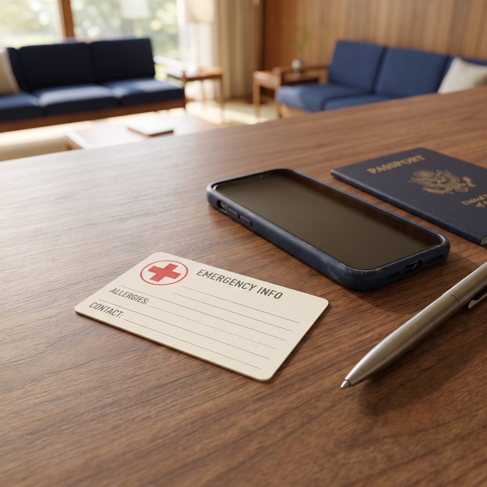 Carry a Printed Emergency Card That Speaks When the Phone Can't