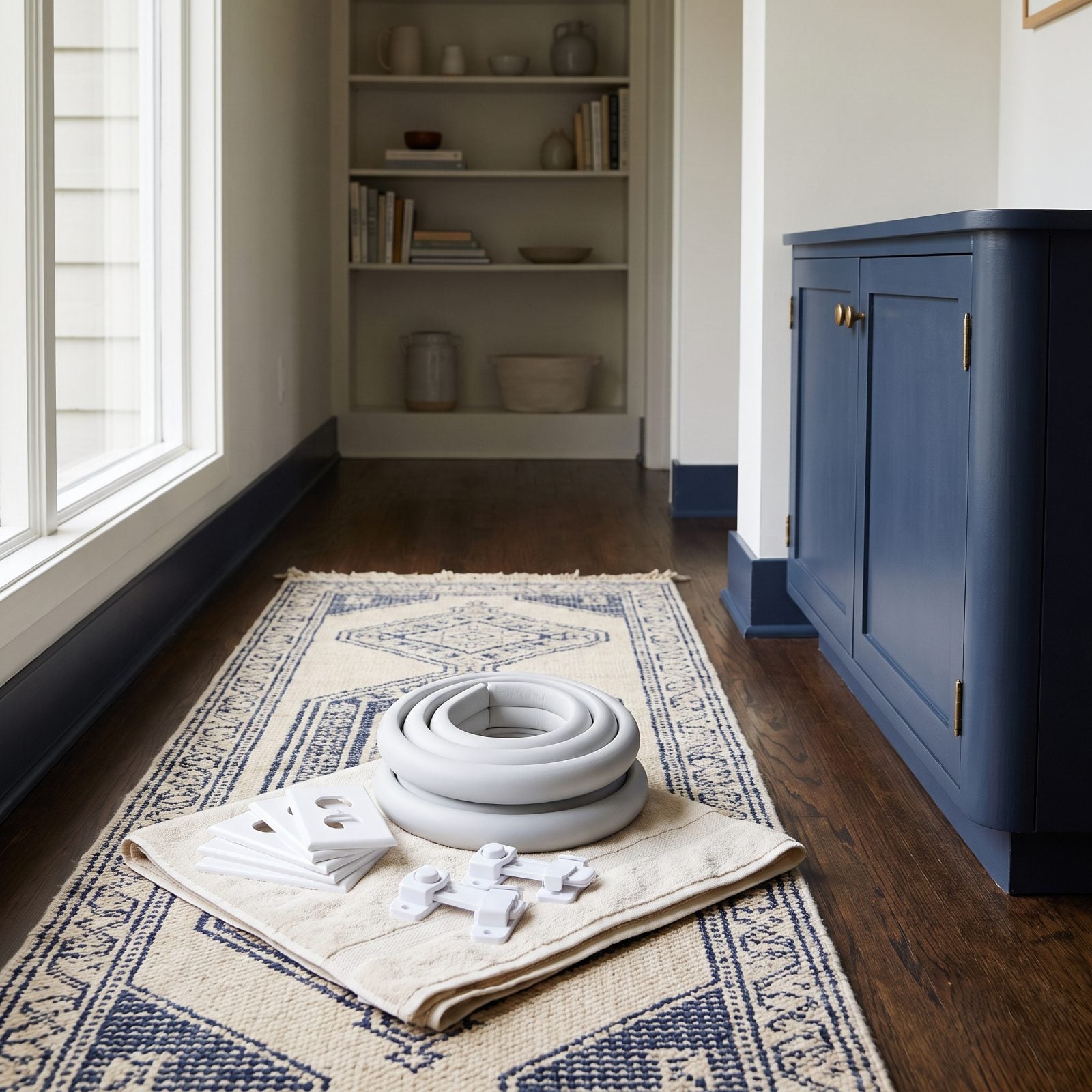A Childproofing Kit for Outlets and Cabinet Doors