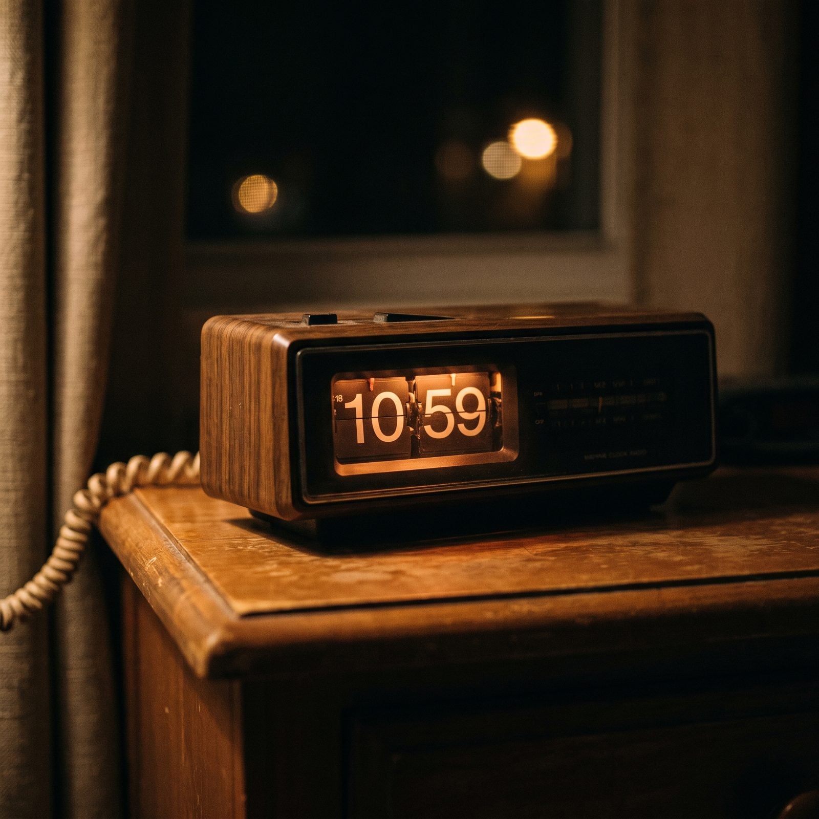 The Clock Radio With the Flip-Number Display