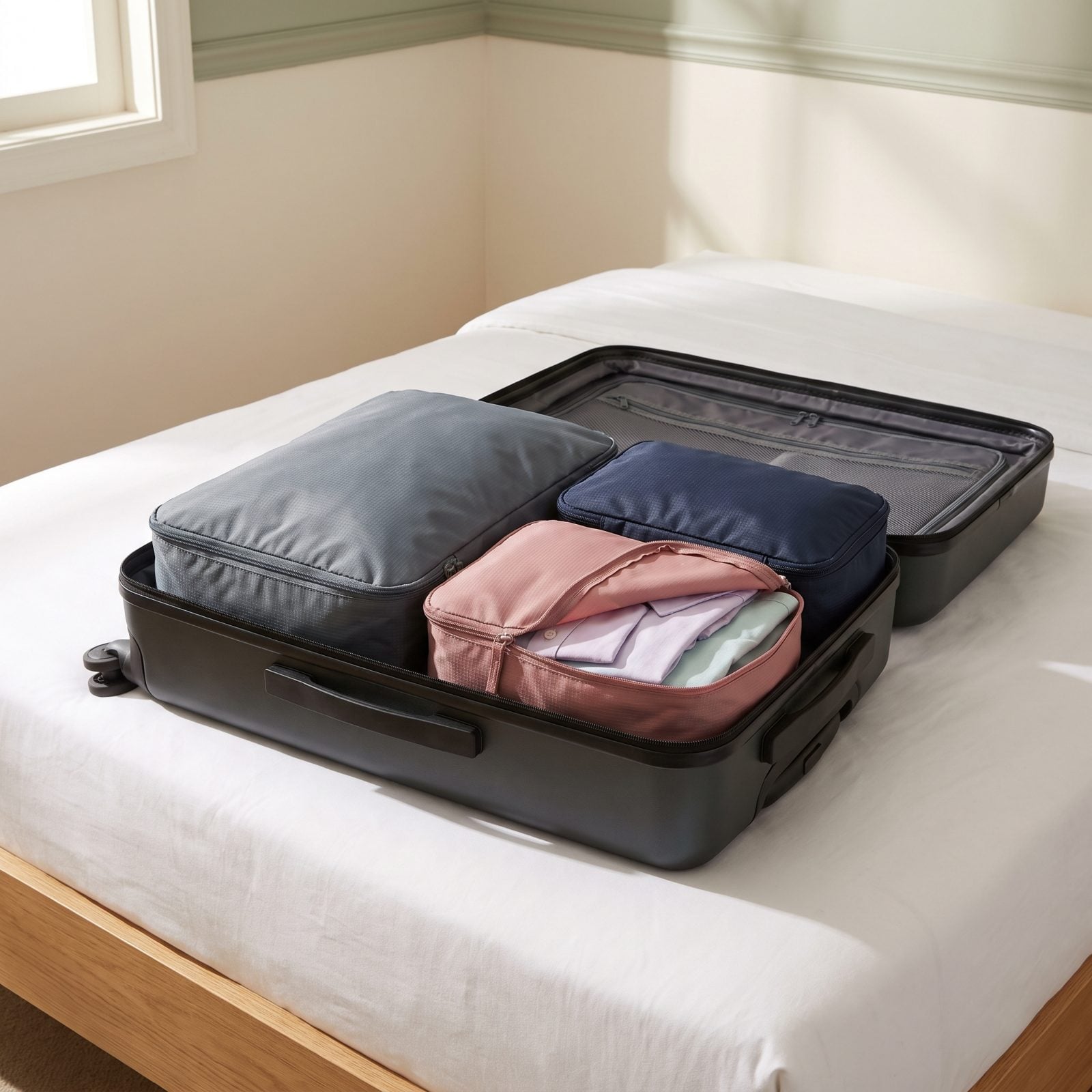 Compression Packing Cubes That Keep Outfits Organized