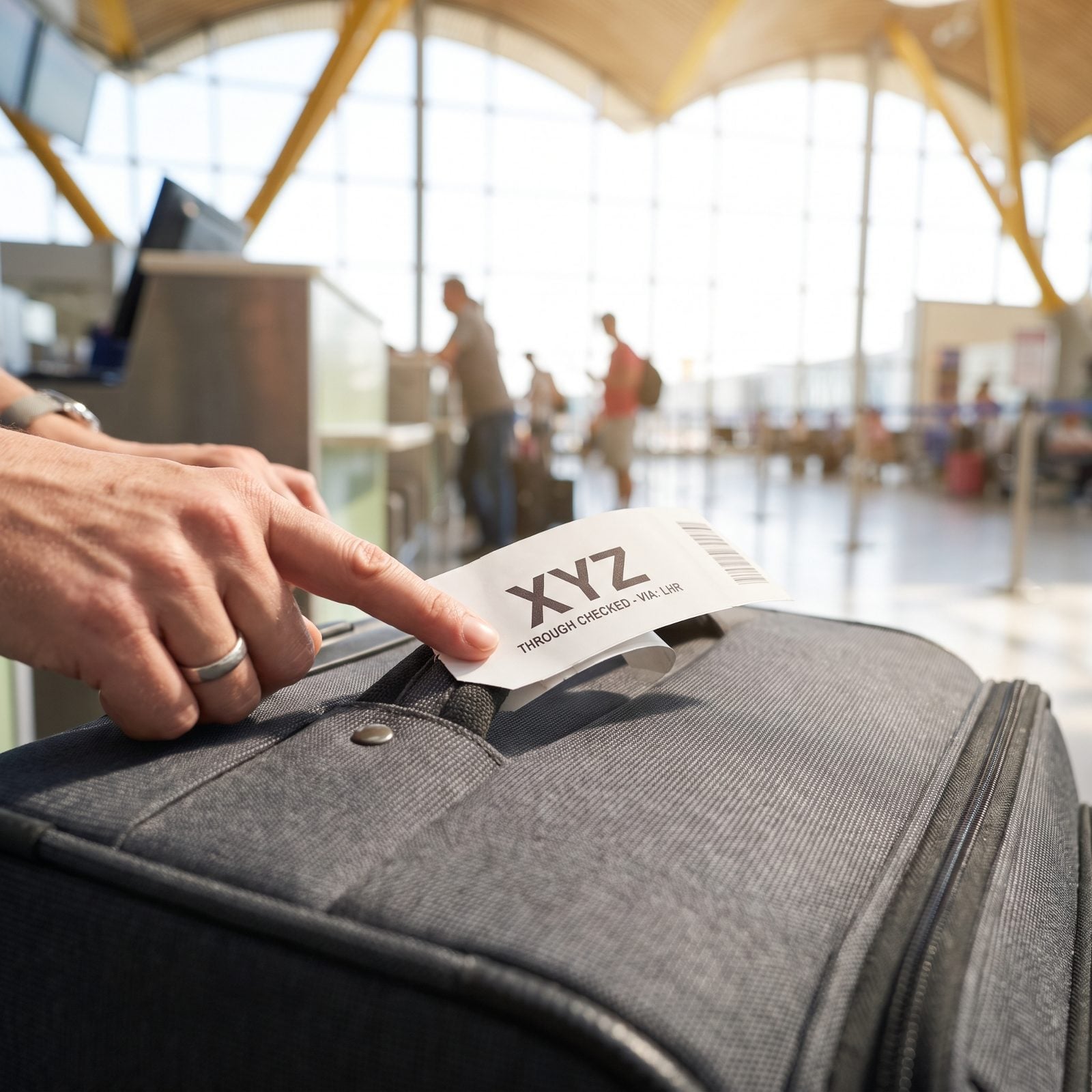 Confirm the Destination Code on a Through-Checked Bag