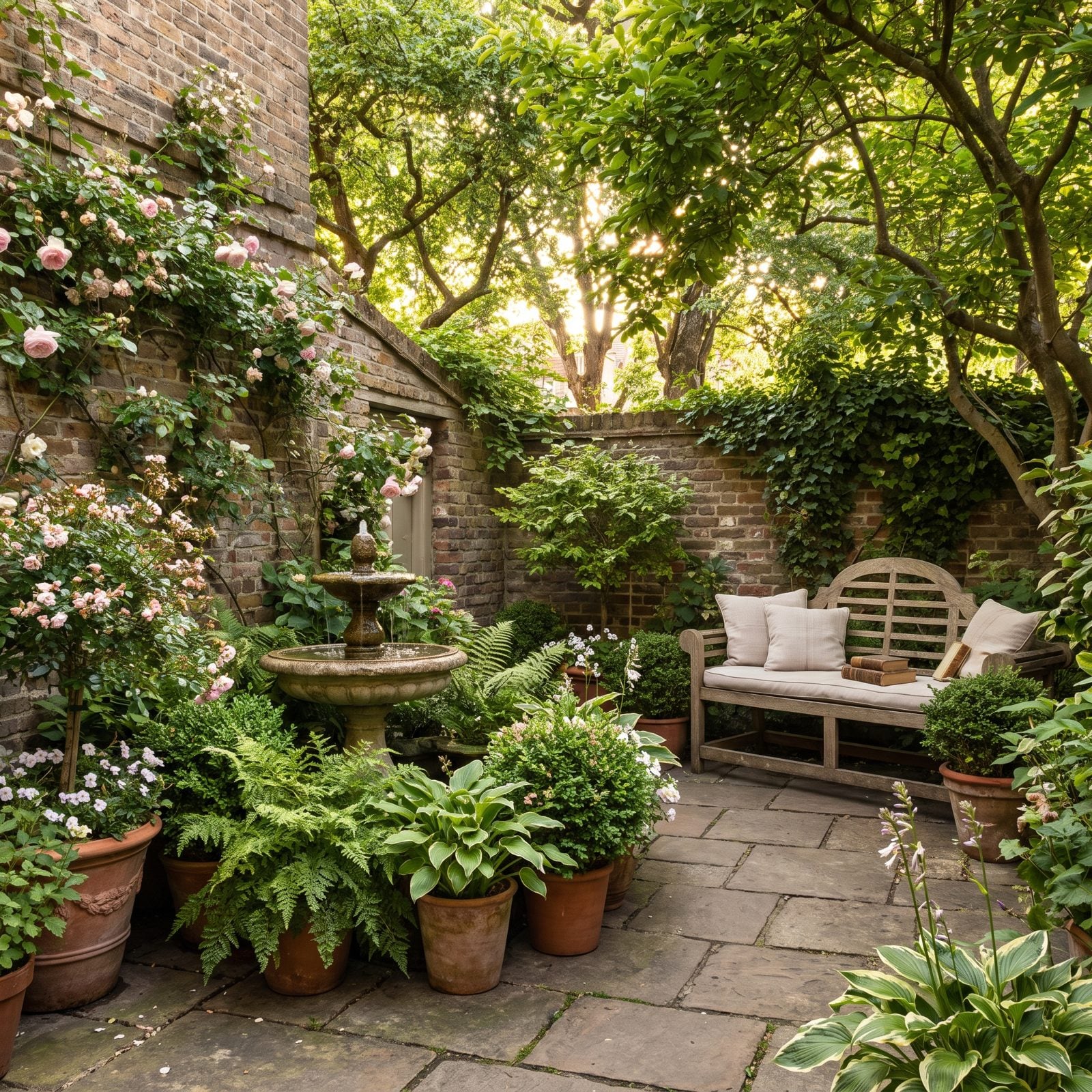 Courtyards Carve a Big Property Into Quiet Little Rooms