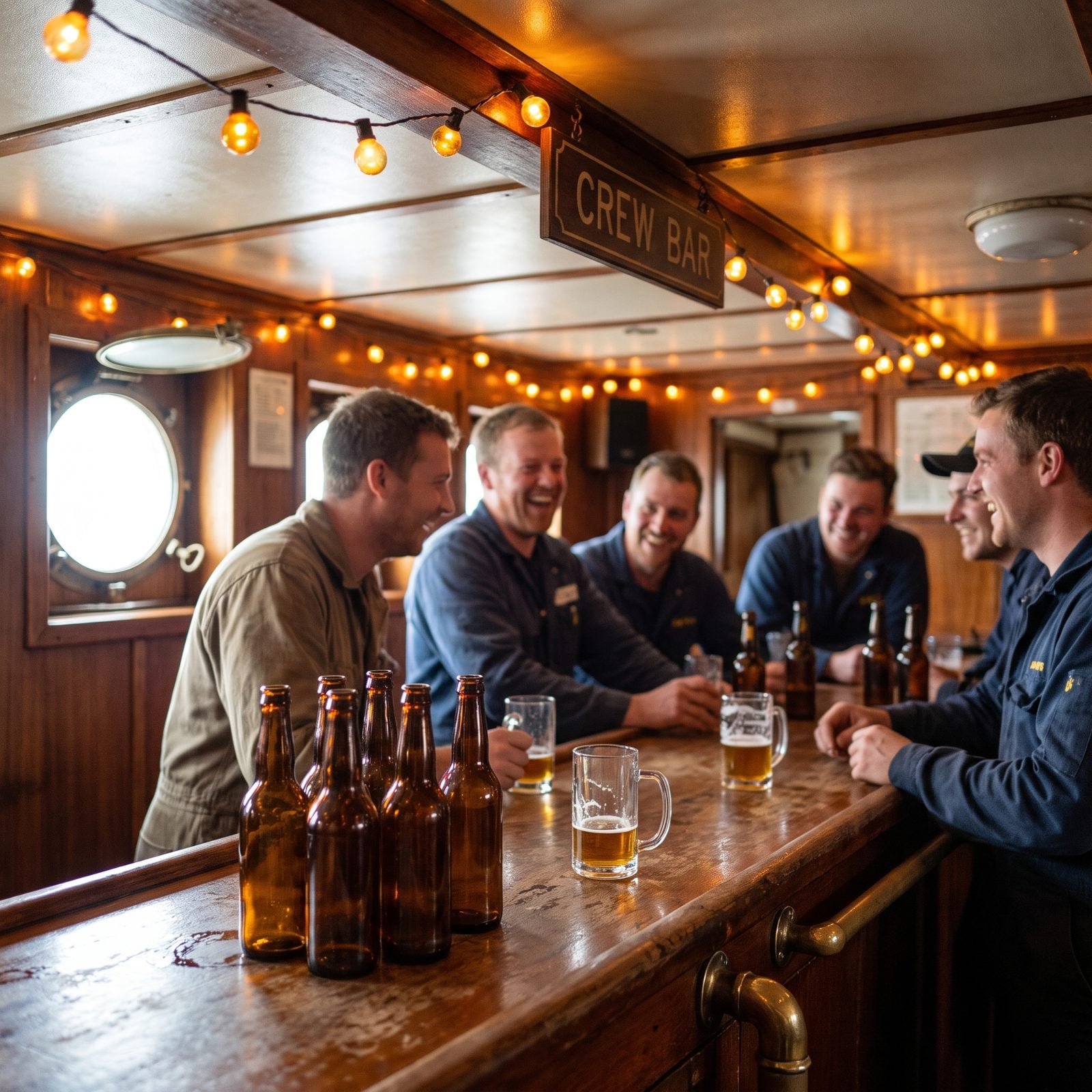 The Crew Bar Is Where the Ship Actually Unwinds