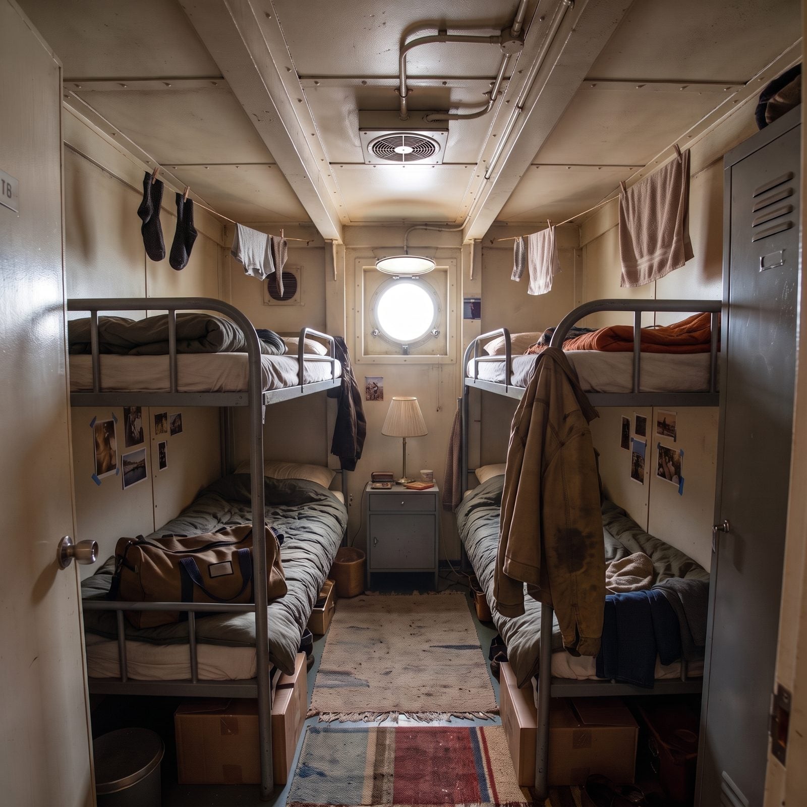 Crew Cabins Smaller Than Your Bathroom, Shared With a Stranger