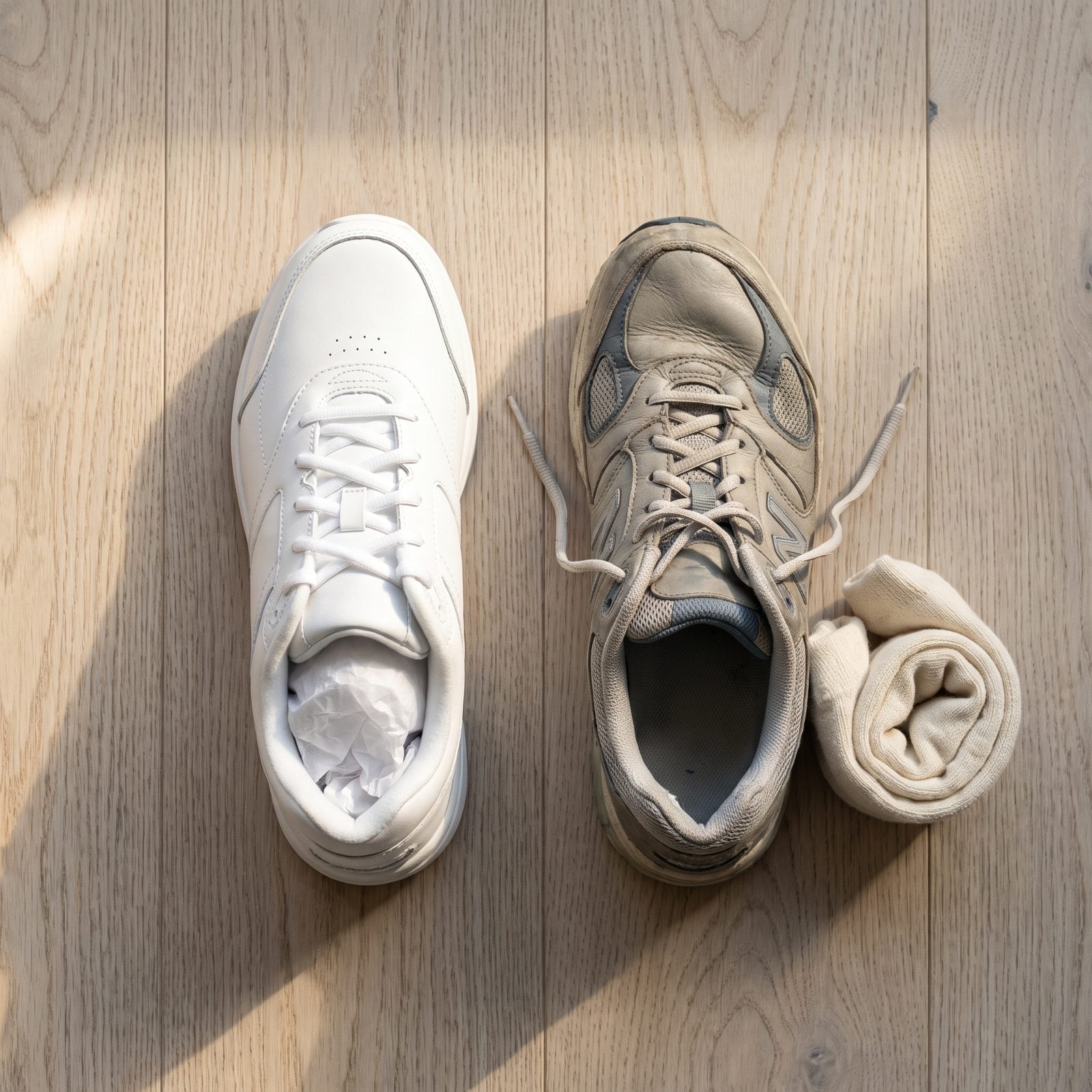 Those Crisp New Walking Shoes Stay Home; the Broken-In Pair Earns the Trip