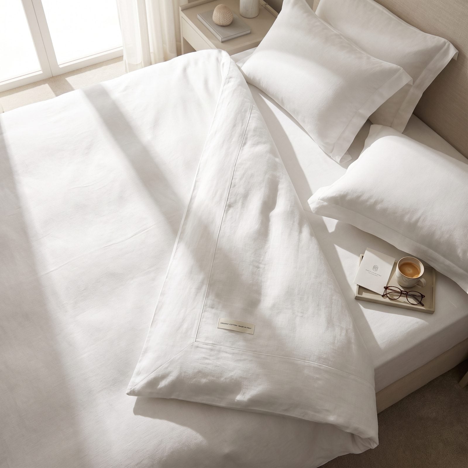 Crisp White Bedding That Announces Nothing's Been Hidden