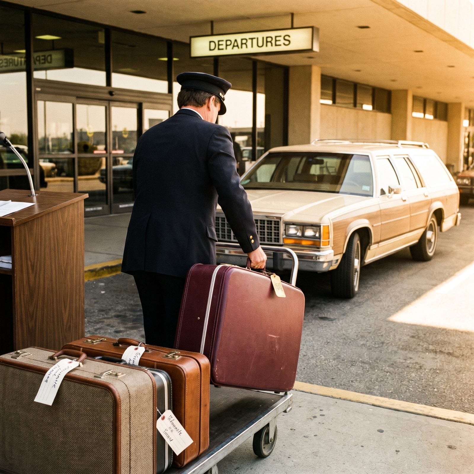 Curbside Check-In Where the Skycap Handled Everything