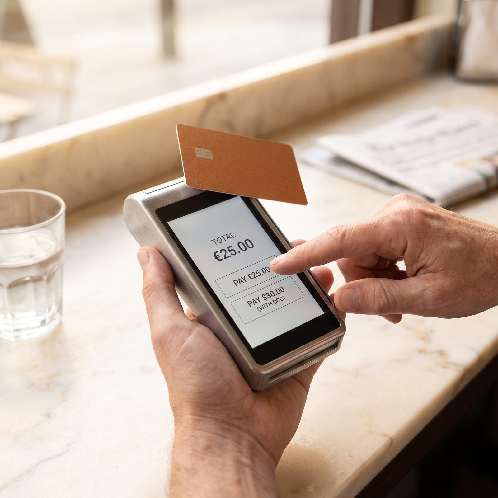 Decline Dynamic Currency Conversion at the Terminal