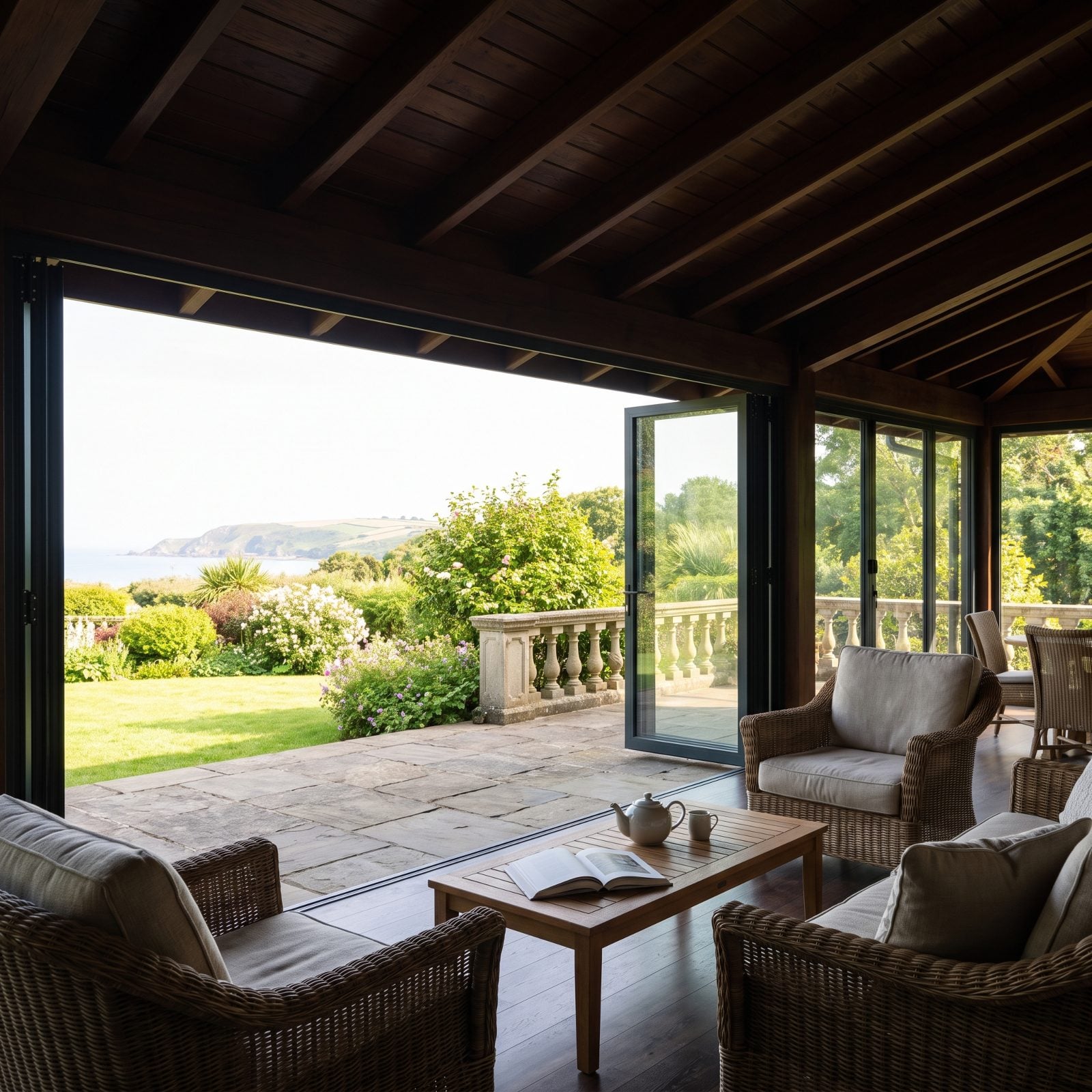 Deep Verandas Erase the Line Between Indoors and Out