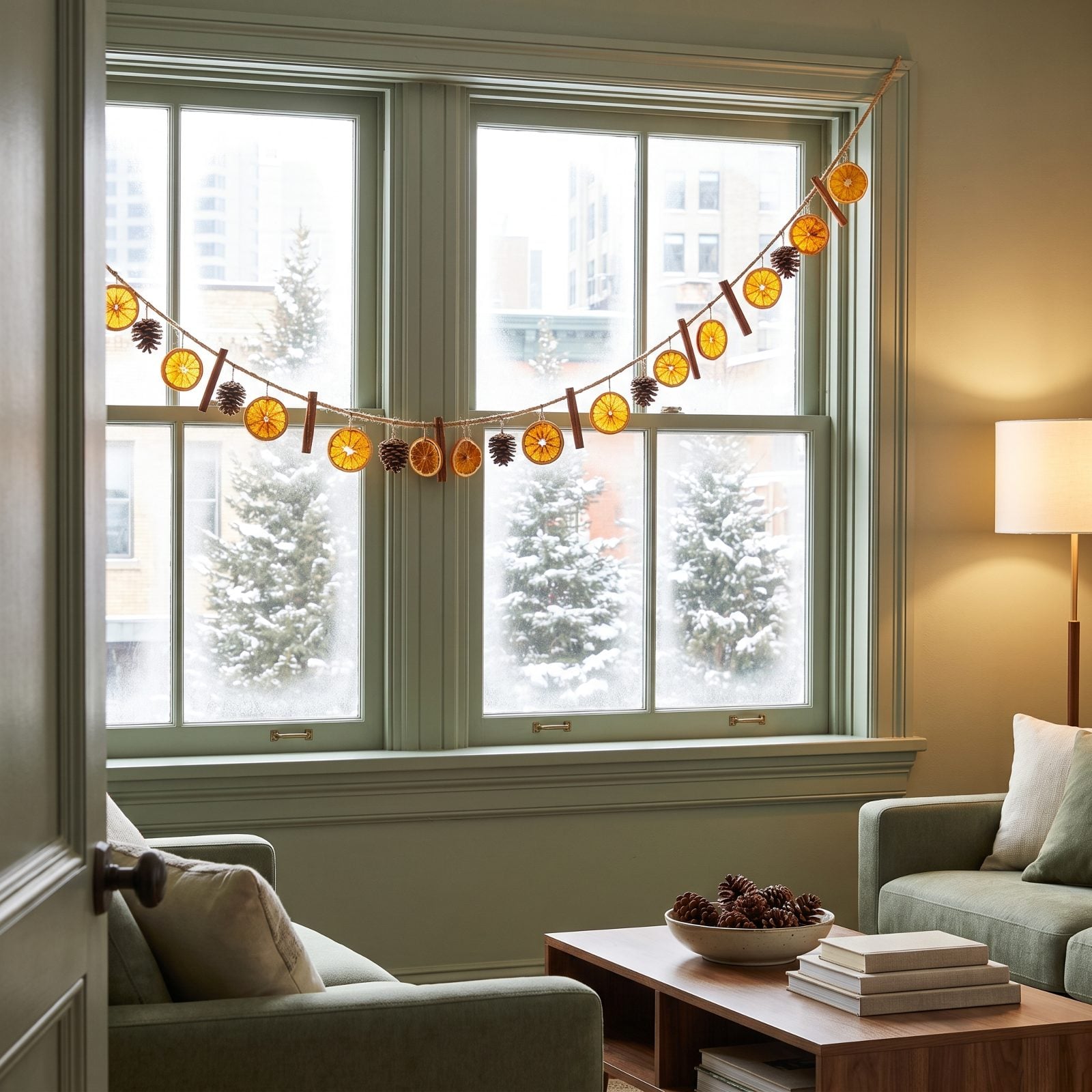 Dried Orange Garlands That Add Color and Fragrance