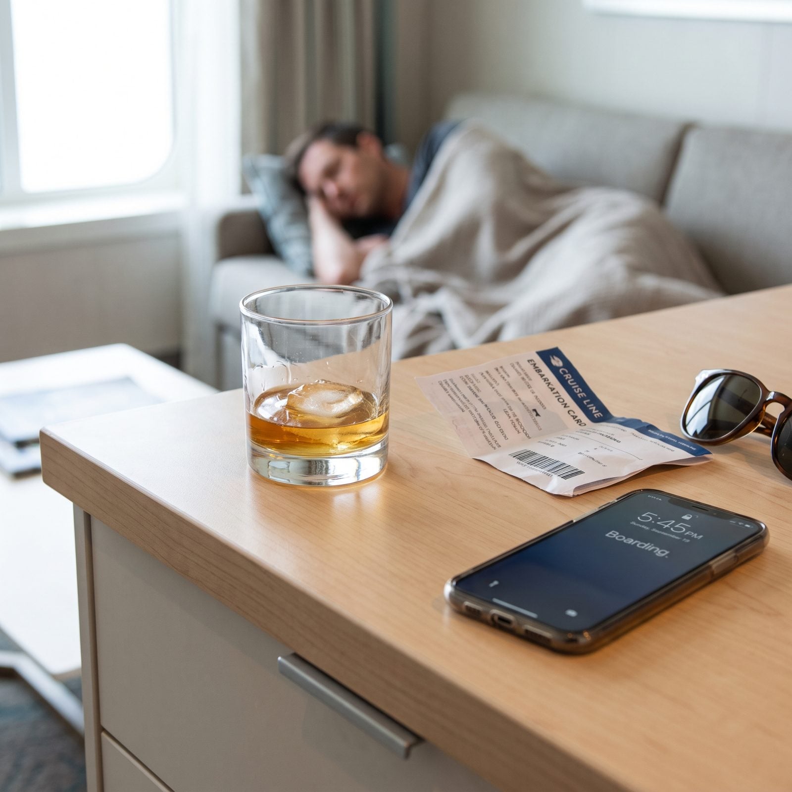 Drinking Too Much on Embarkation Day and Losing the First Evening