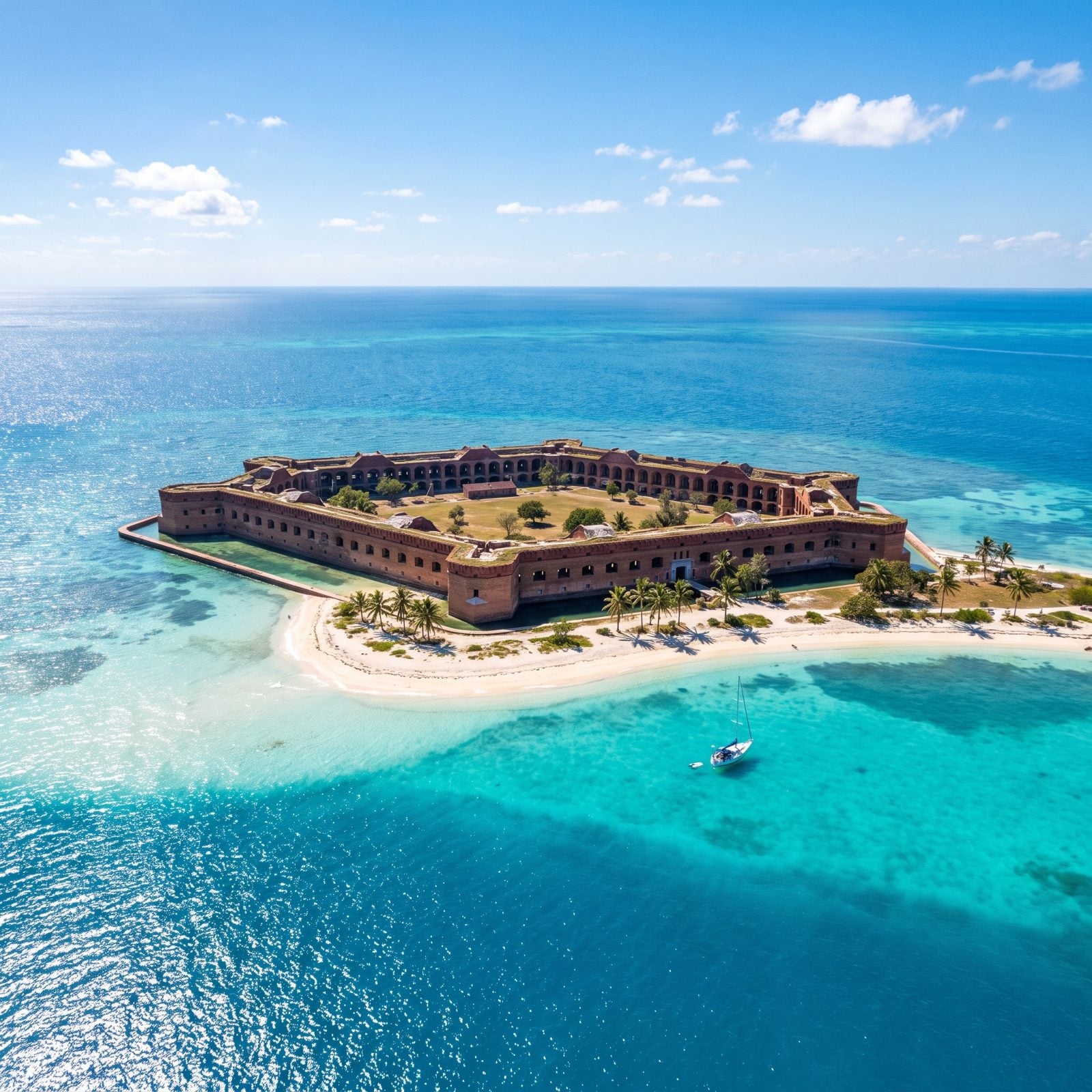 Dry Tortugas National Park, Florida: An Island Fortress in Brilliant Turquoise Water