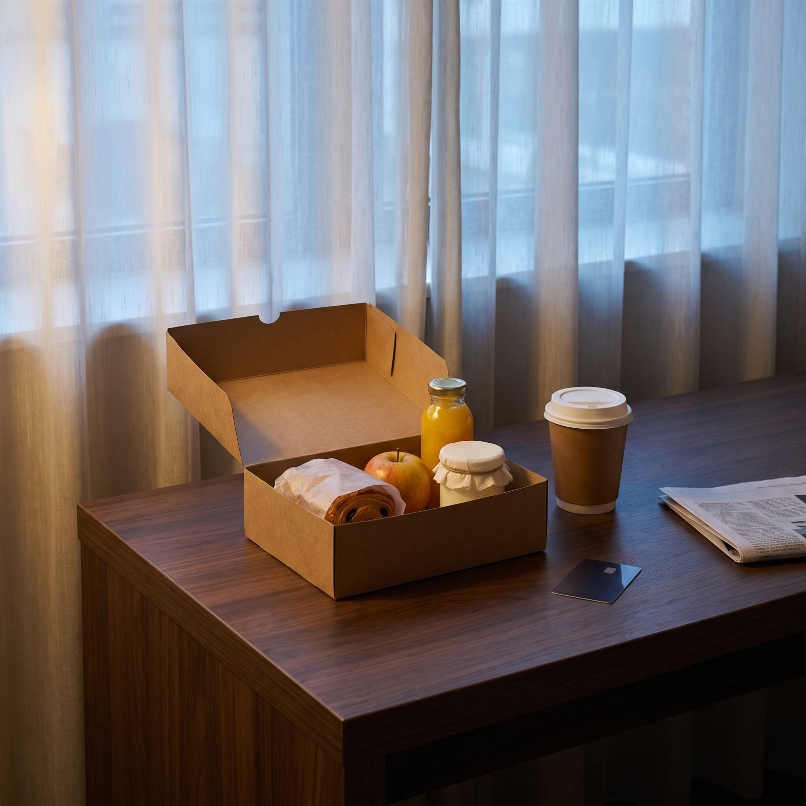 An Early Boxed Breakfast for the Pre-Dawn Departure