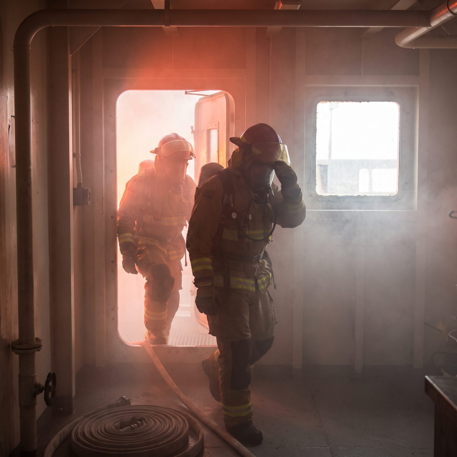 Some Emergency Training Happens in Smoke-Filled Practice Rooms
