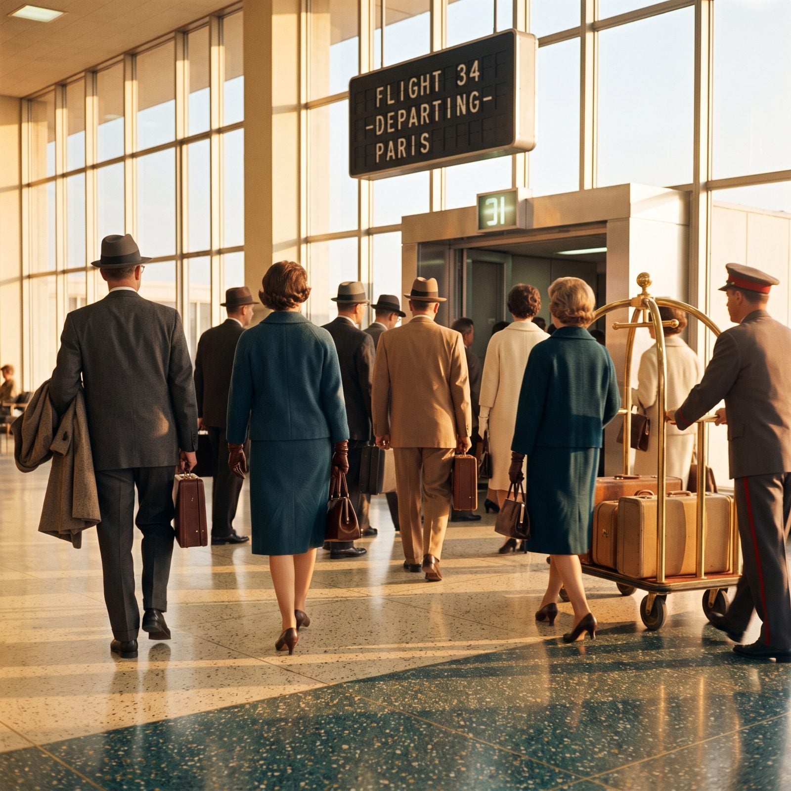 Everybody Dressed Like the Flight Itself Was the Occasion