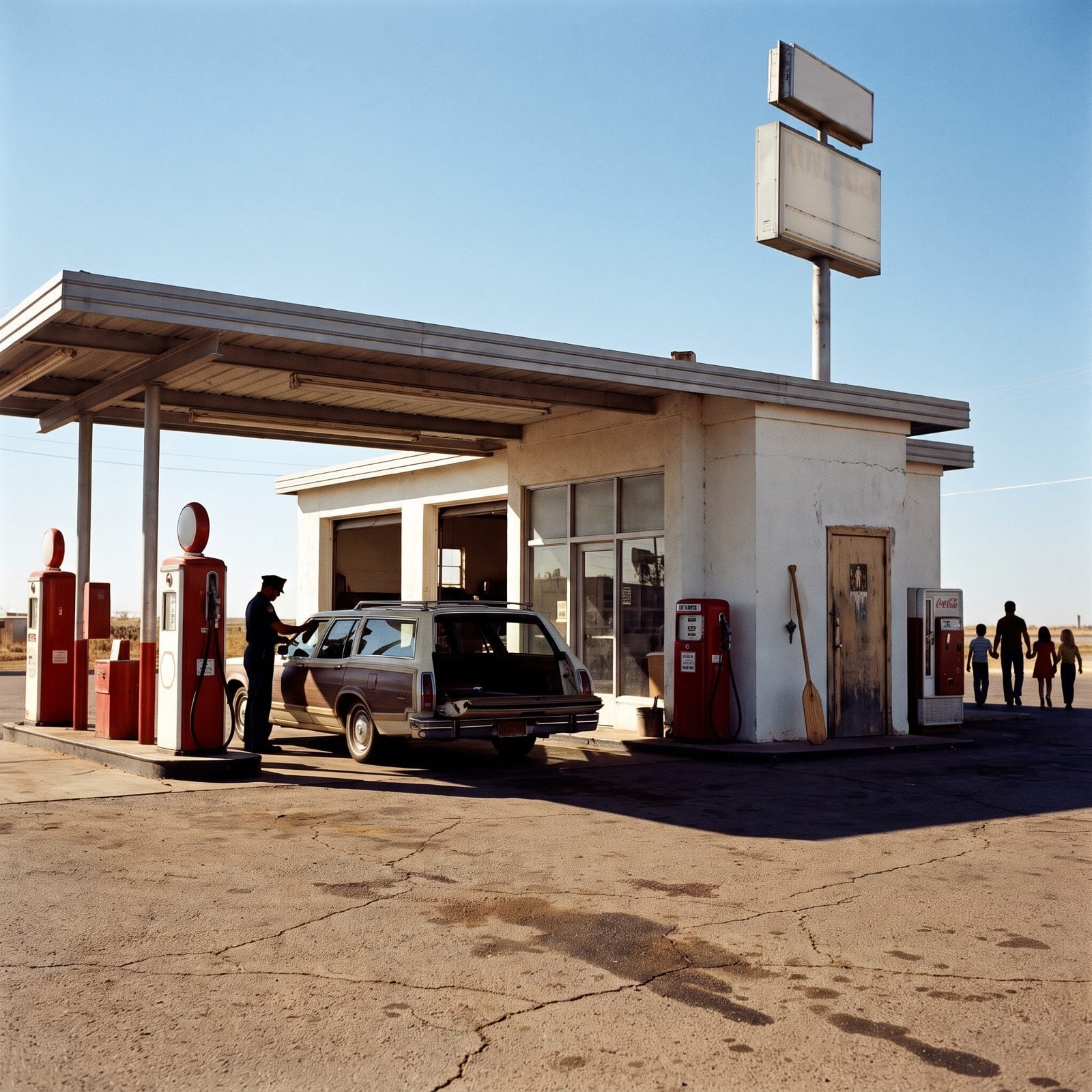 Everybody Pee at the Same Gas Station
