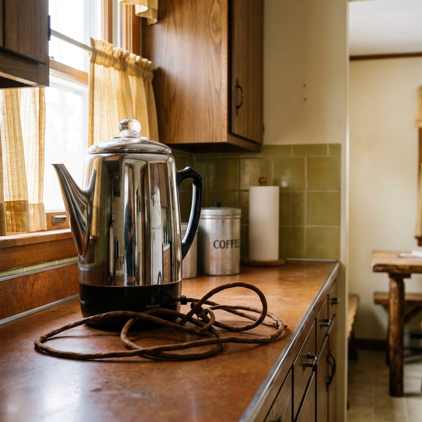 The Family-Size Percolator and Its Cord That Never Coiled Right