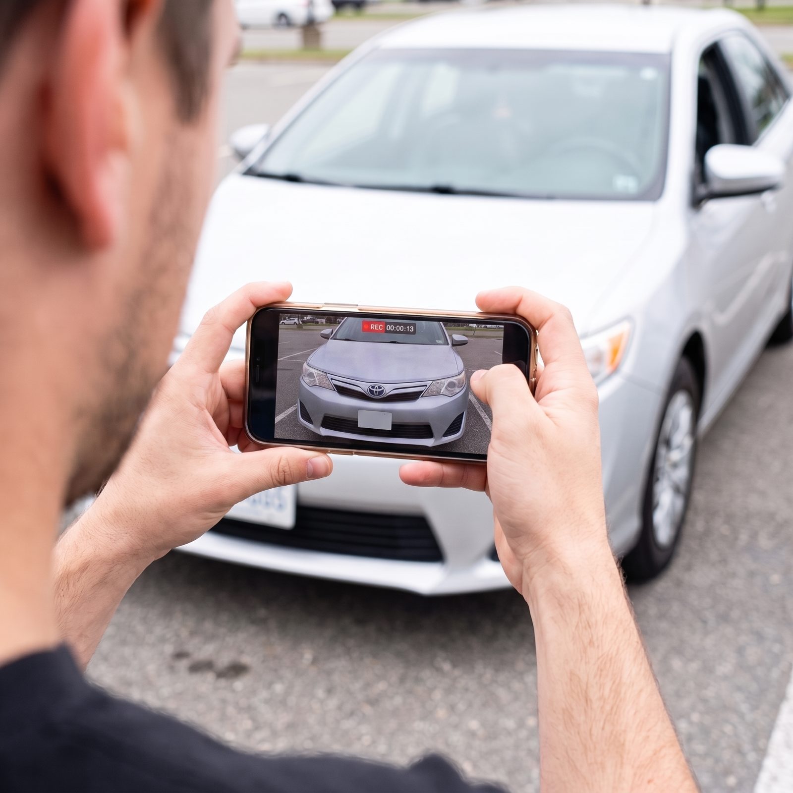 Filming a Rental-Car Walkaround in One Continuous Take