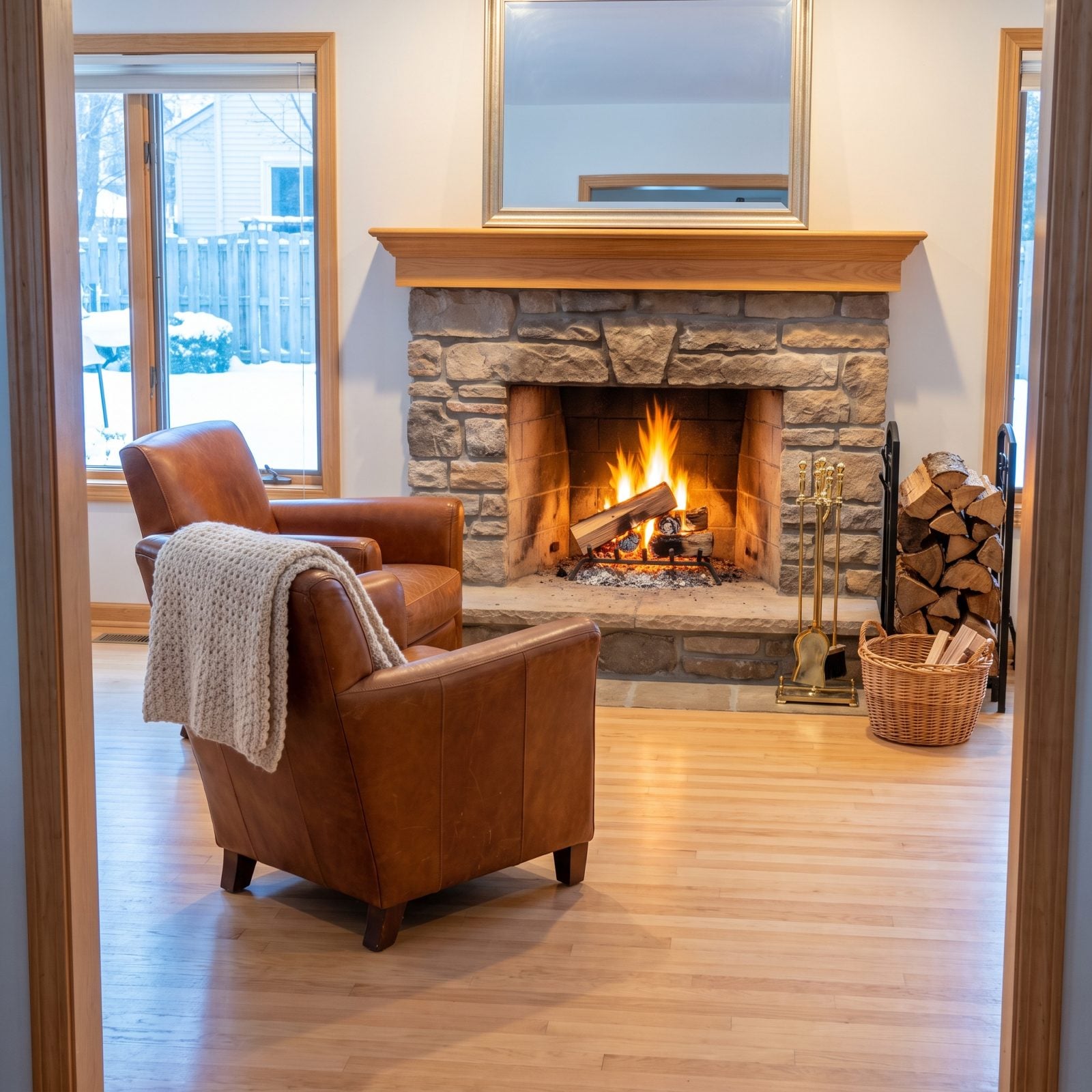 A Fireplace That Lights Easily, Burns Seasoned Wood and Does Not Fill the Room With Smoke