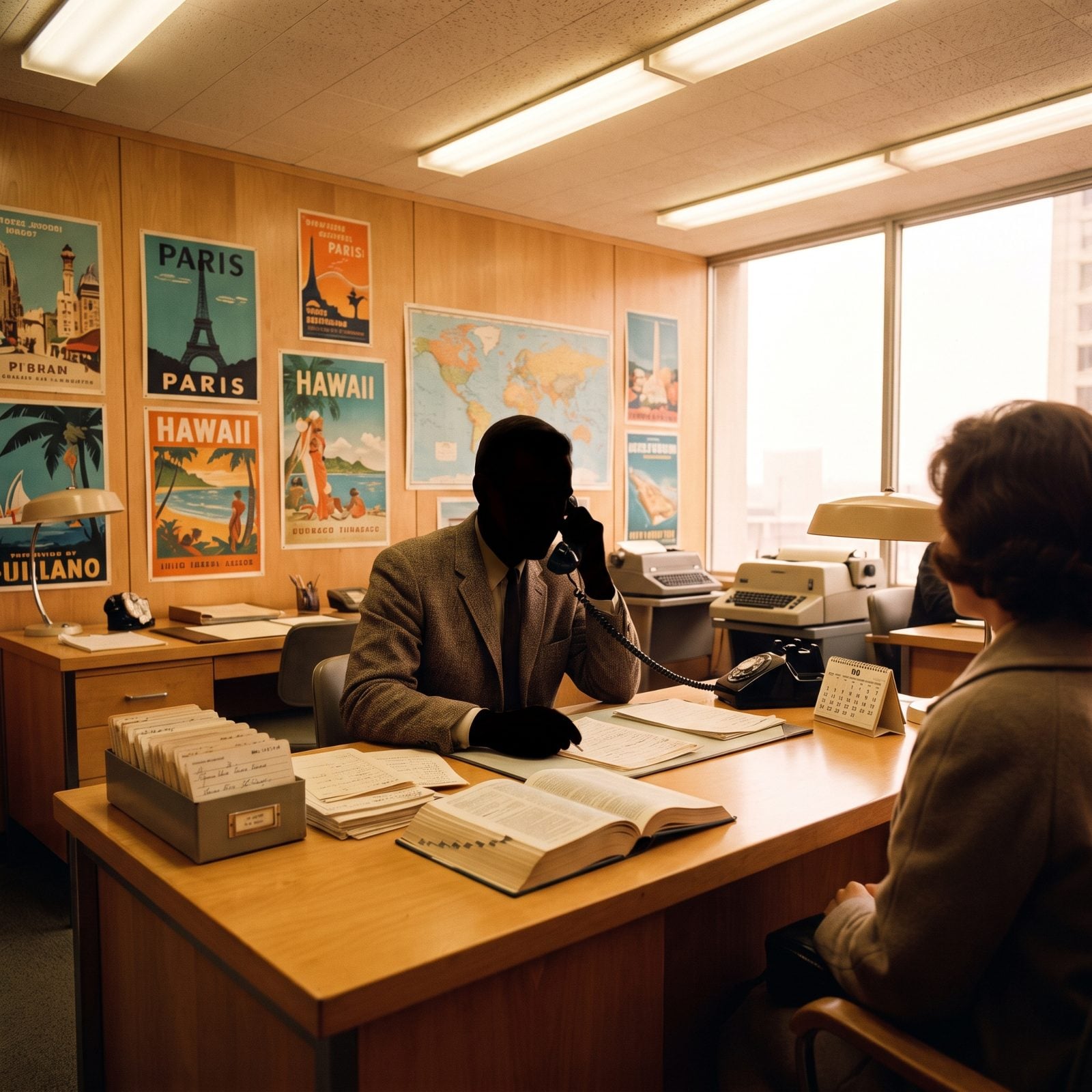 Flight Reservations Went Through a Travel Agent or a Downtown Airline Office