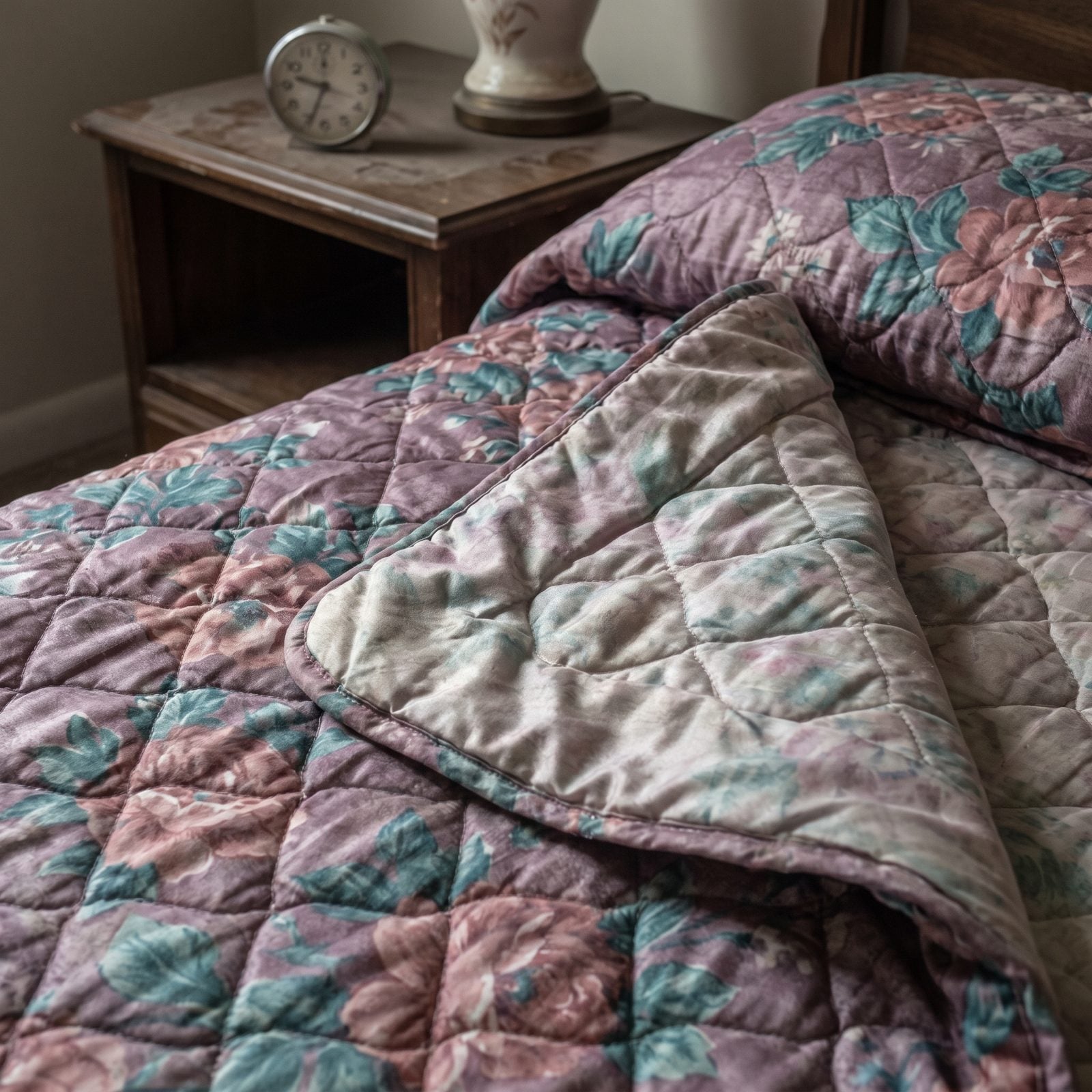 The Floral Polyester Bedspread That Never Got Washed