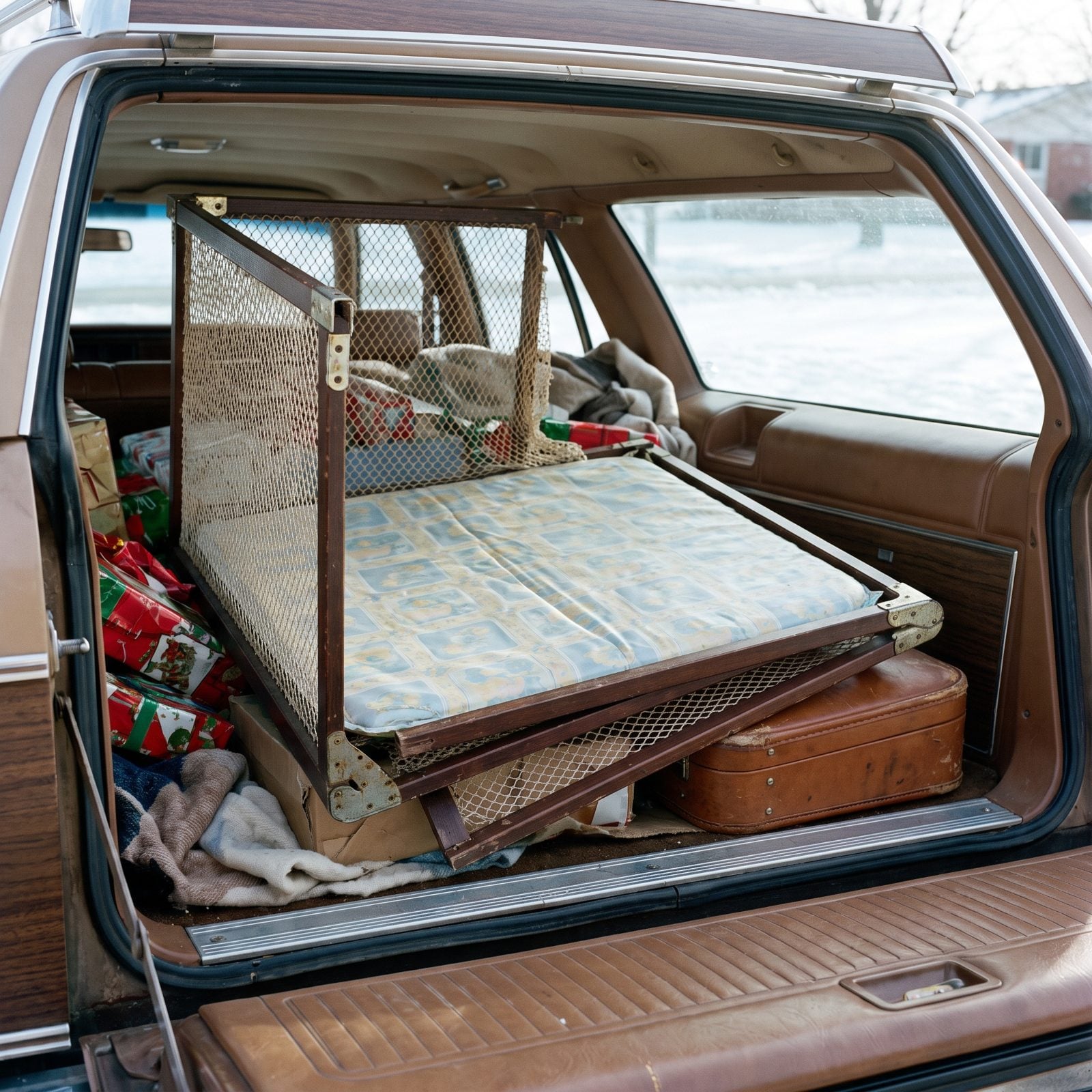 The Folding Playpen With the Metal Hinges
