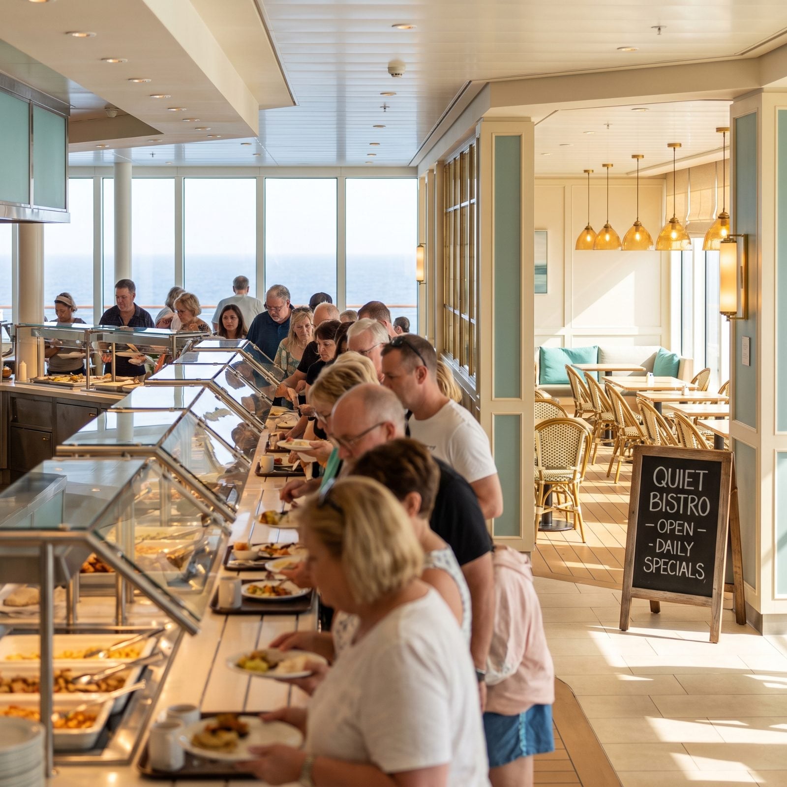 Following the Crowd to the Buffet Without Checking Other Open Venues