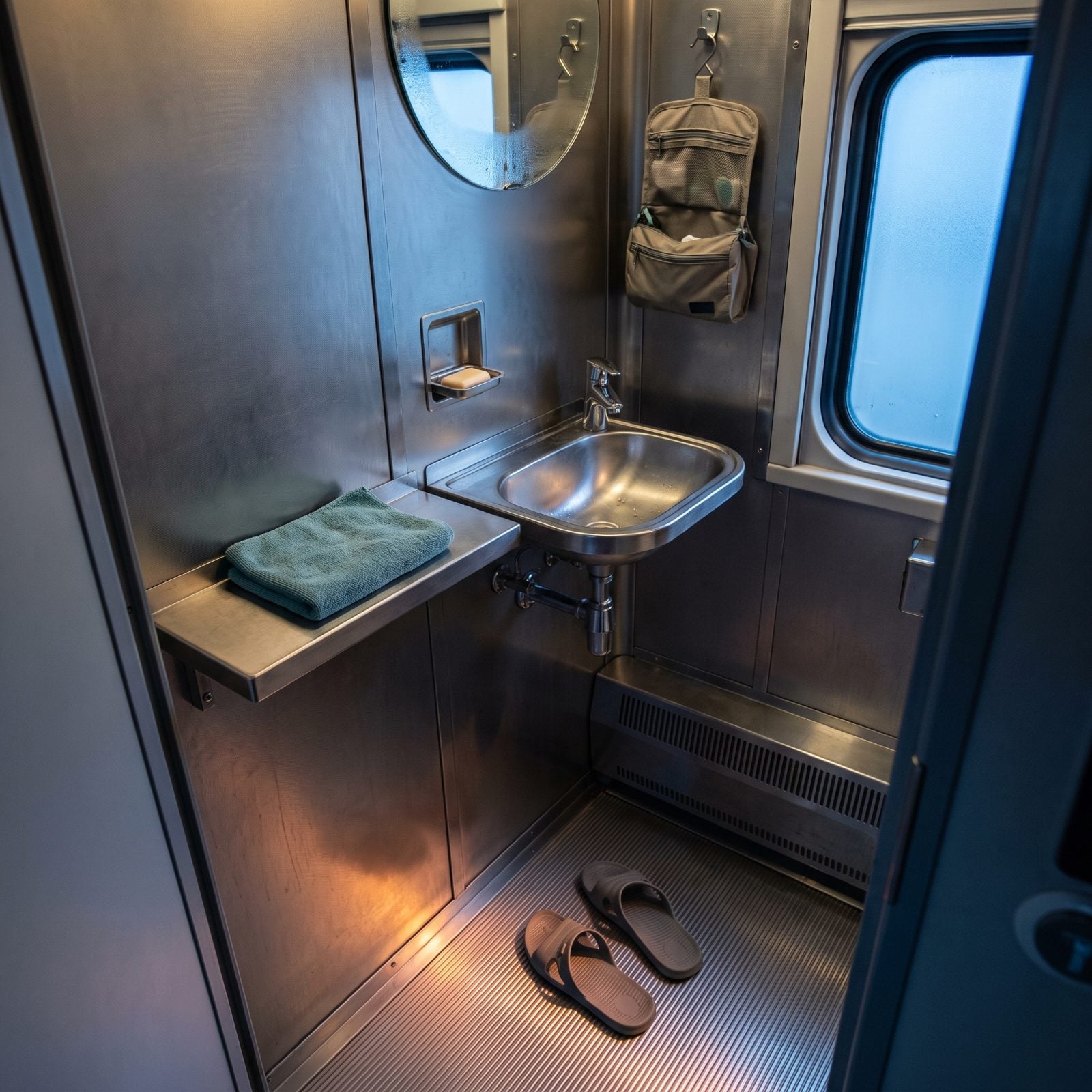 Forgetting a Quick-Dry Towel and Shower Sandals