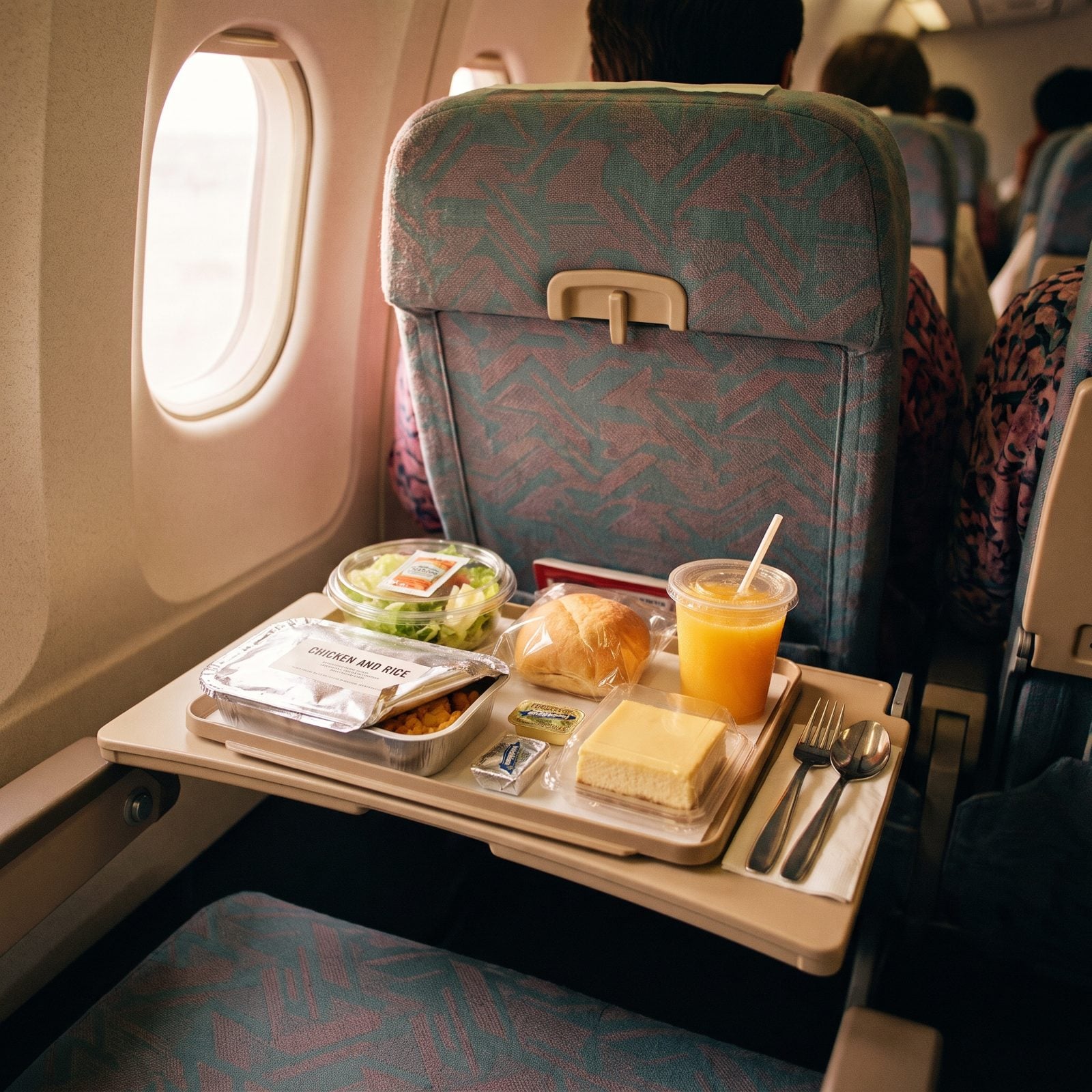 The Free Hot Meal That Showed Up Even in the Back of the Plane