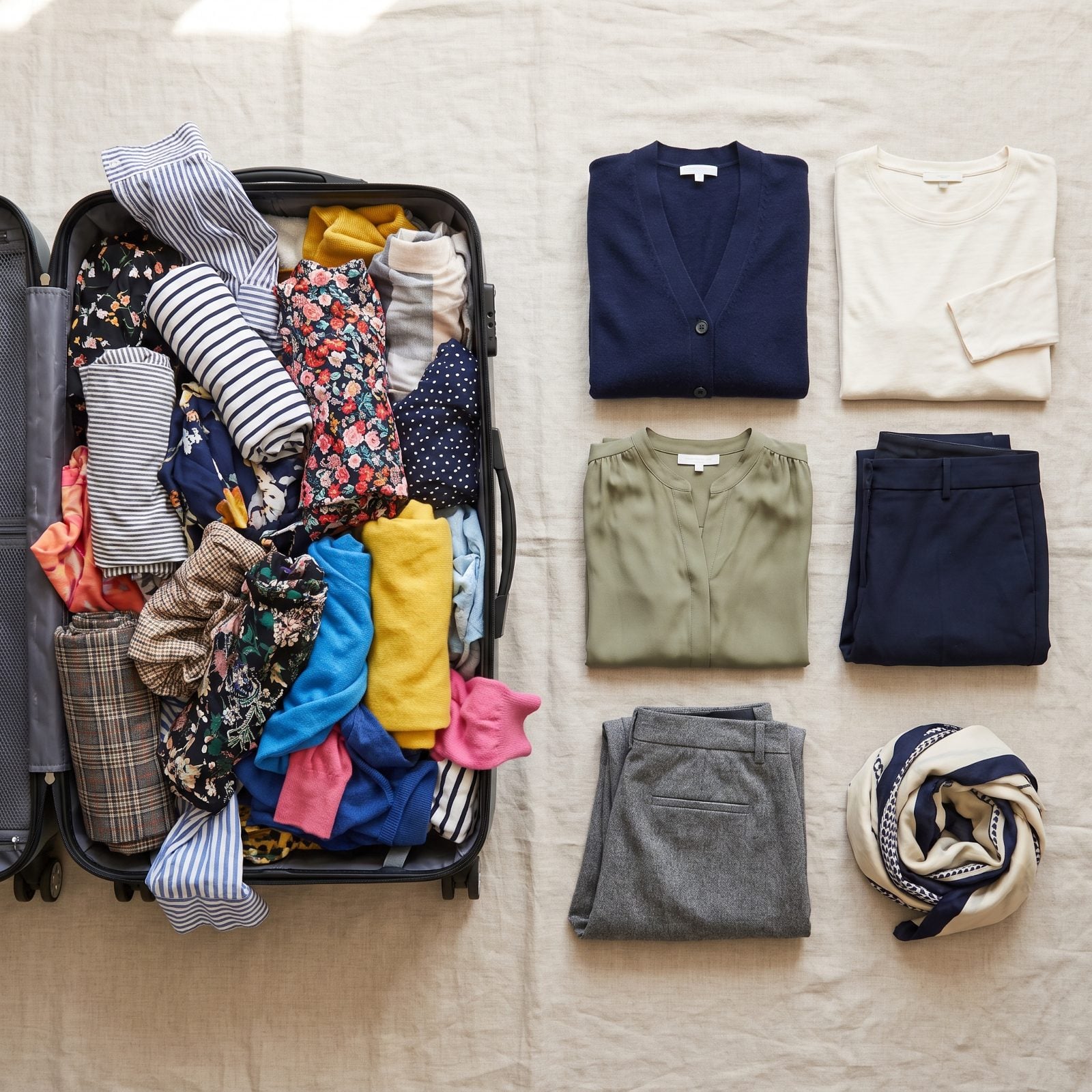 A Fresh Outfit Every Day Becomes a Mix-and-Match Capsule