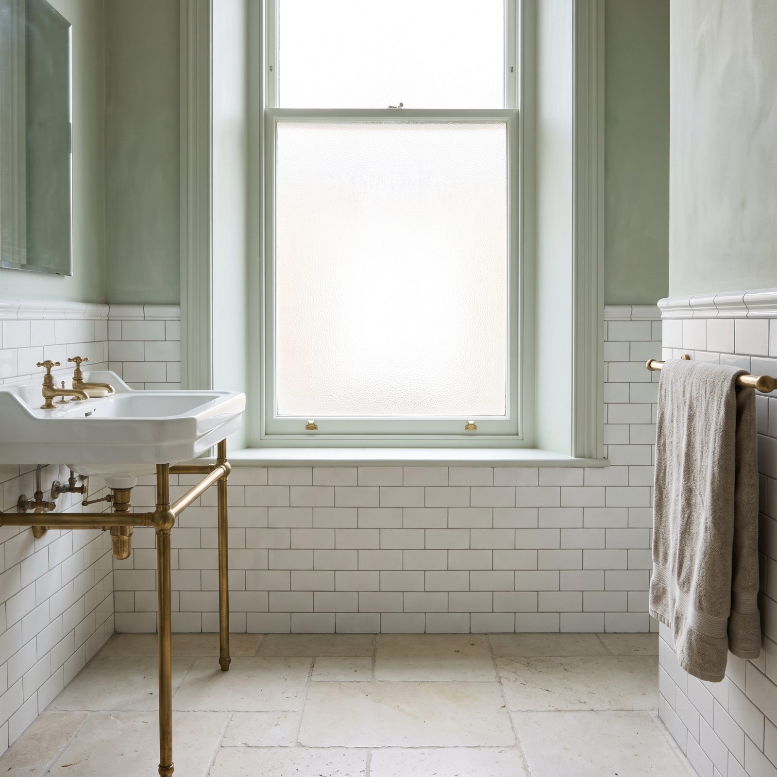 A Frosted Window Adds Light Without Sacrificing Privacy
