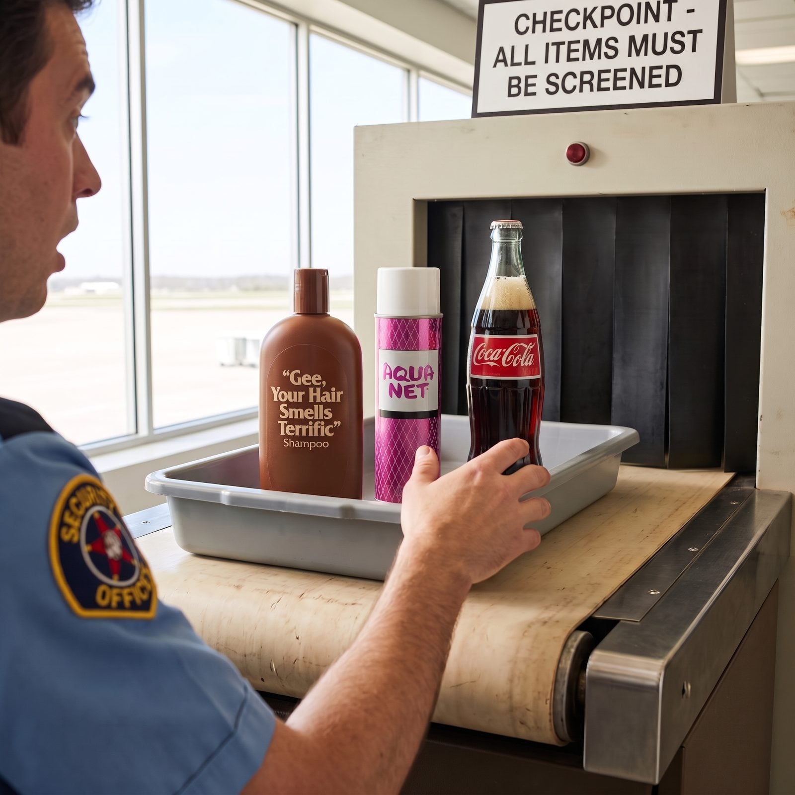 Full-Size Toiletries and Drinks Carried Through Security