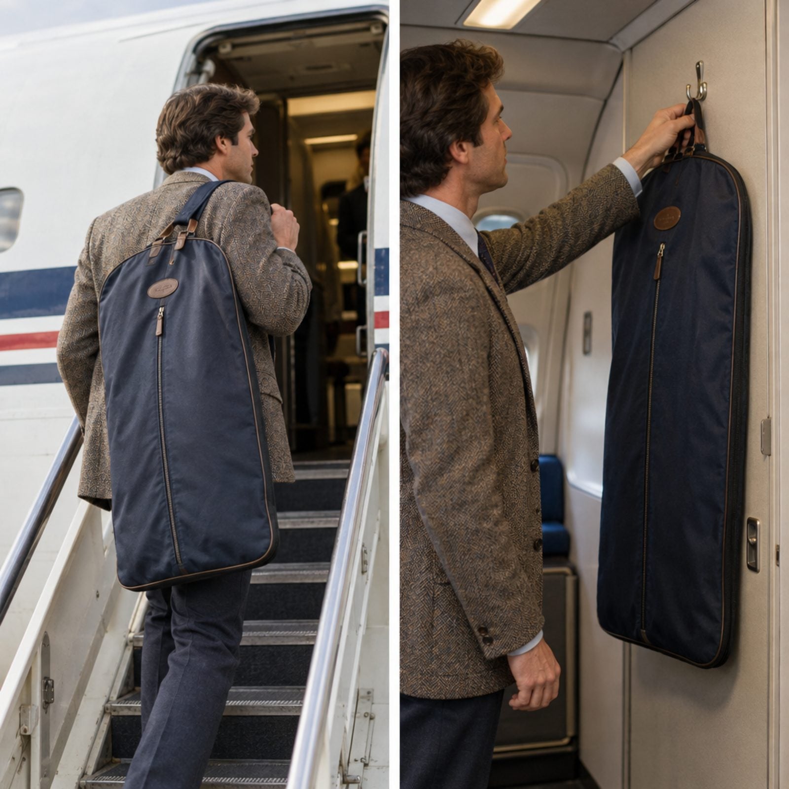 The Garment Bag You Carried On and Hung by the Door
