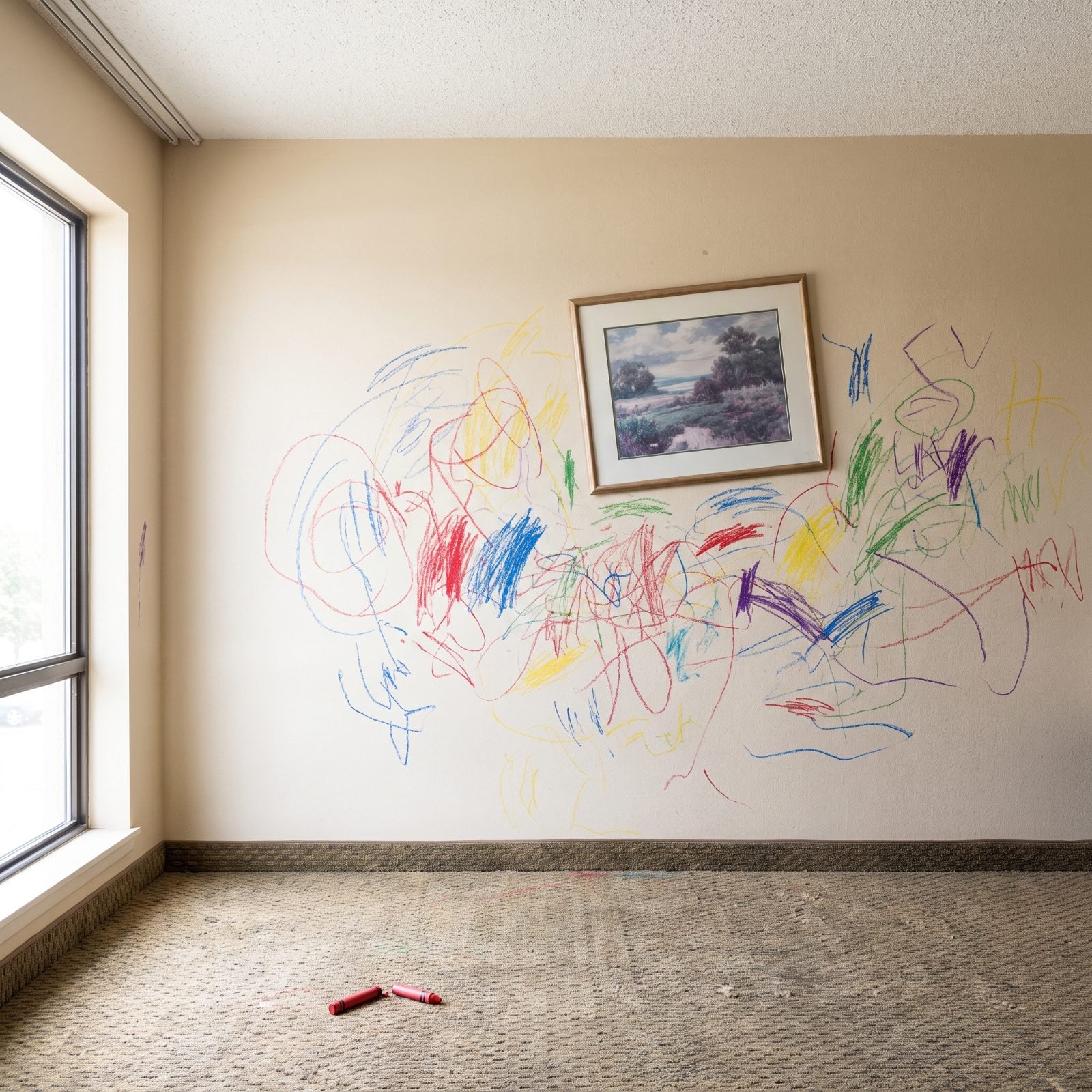 Giving the Kids Free Rein With Crayons on the Walls
