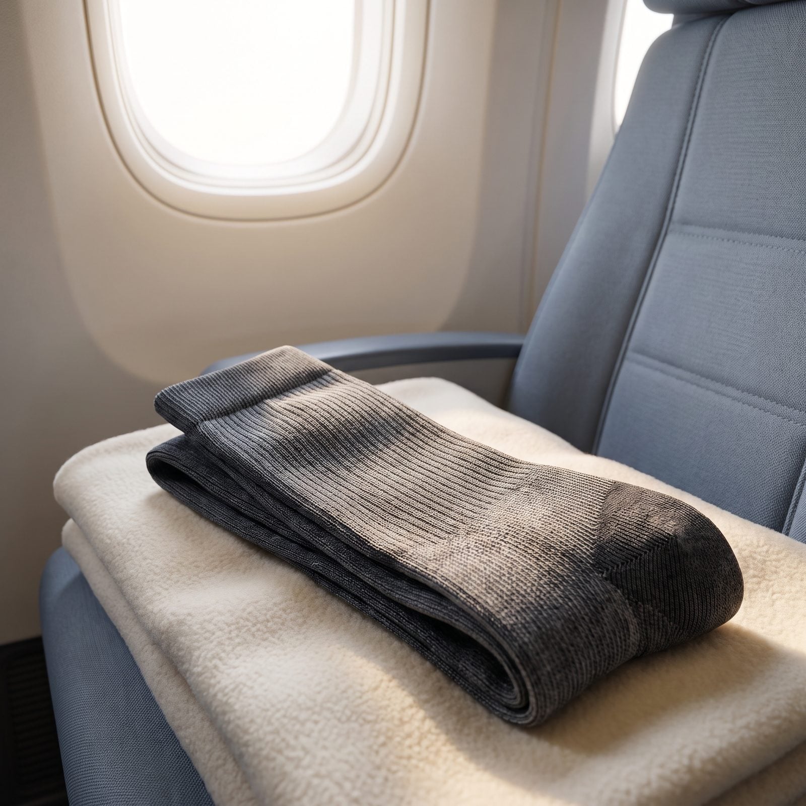 Graduated Compression Socks for Long Flights