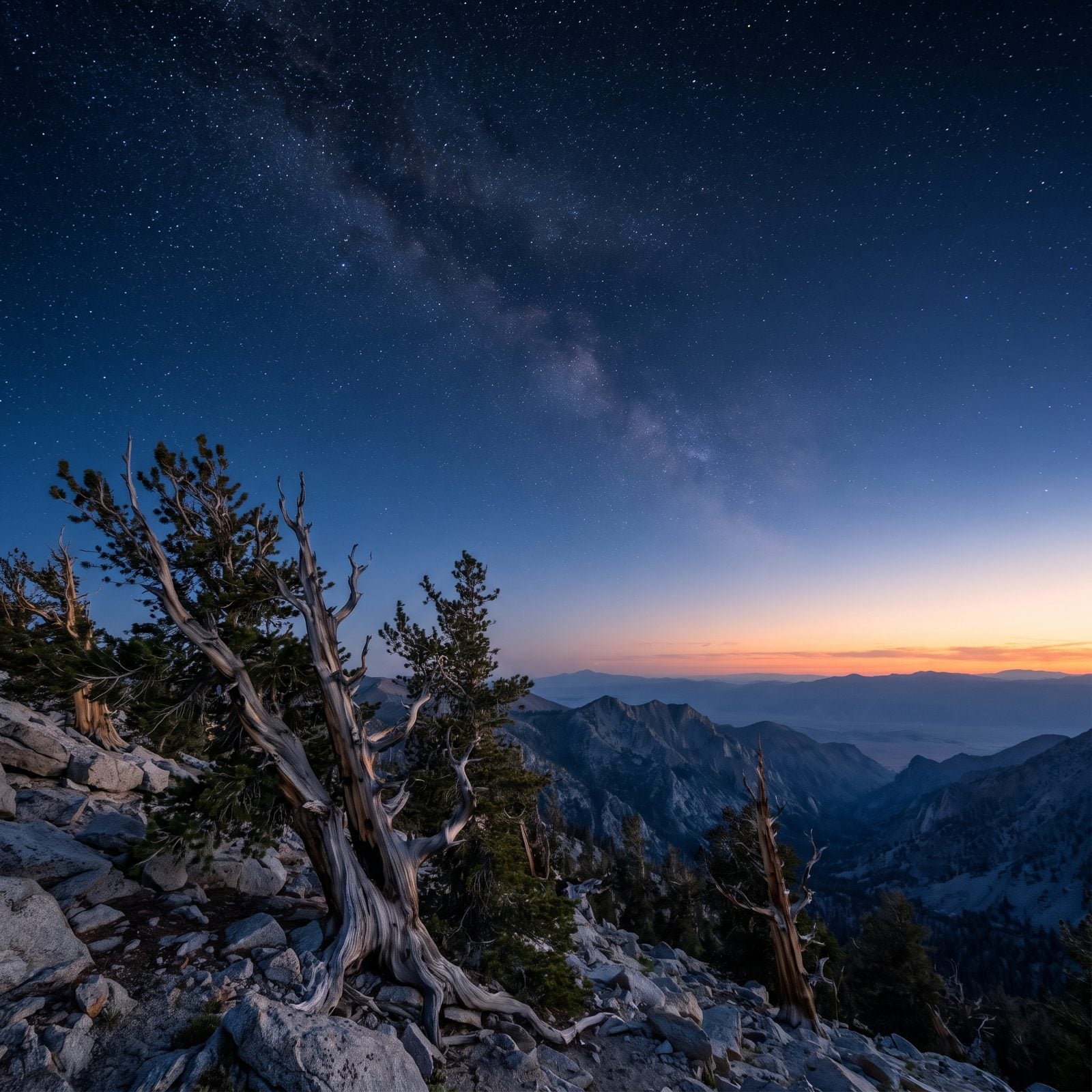 Great Basin National Park, Nevada: Ancient Bristlecone Pines Beneath Exceptionally Dark Skies