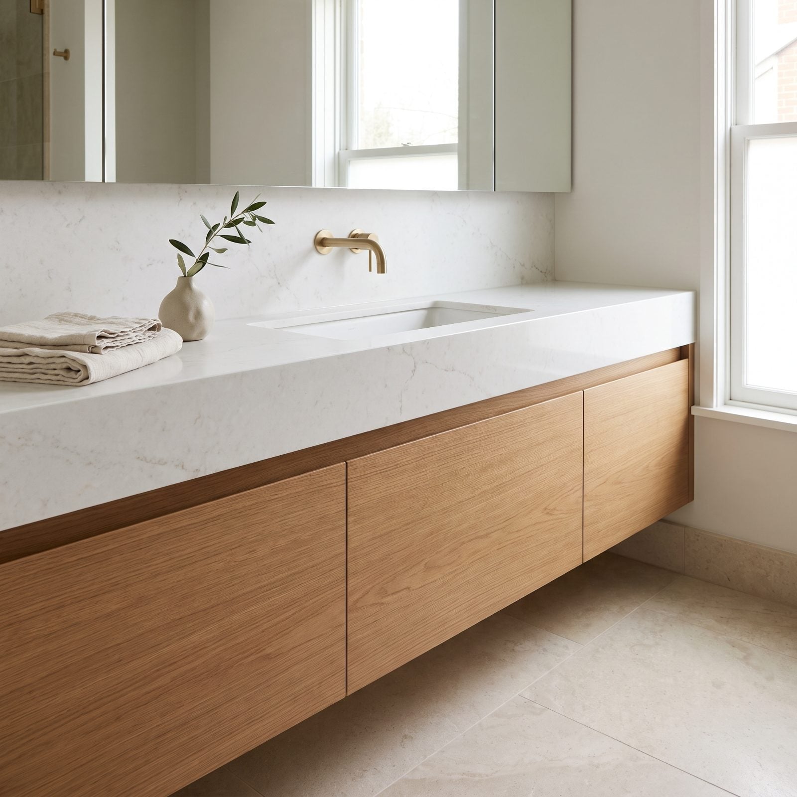 Handleless Cabinets That Keep the Lines Unbroken