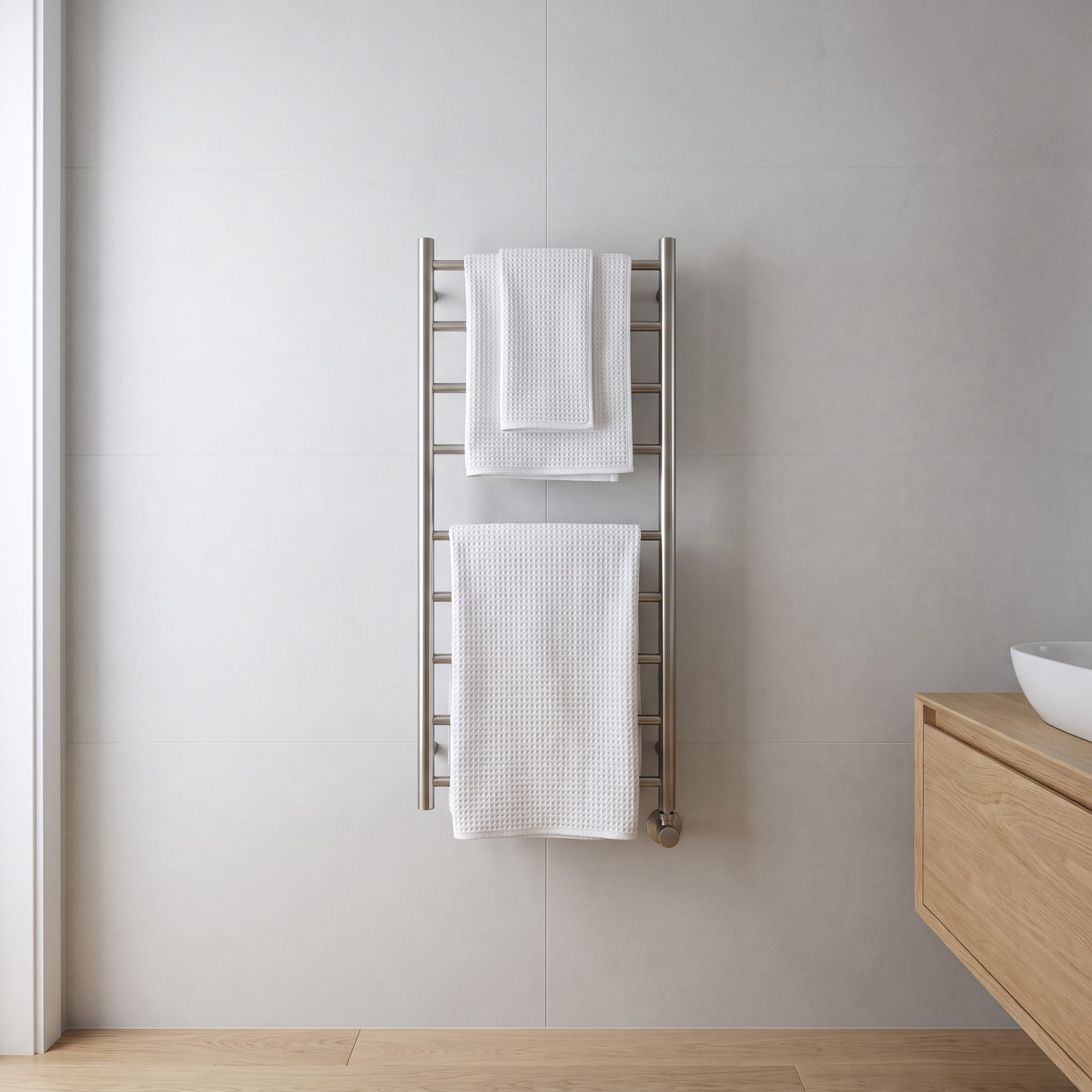 A Heated Towel Rail That Retires Four Other Accessories