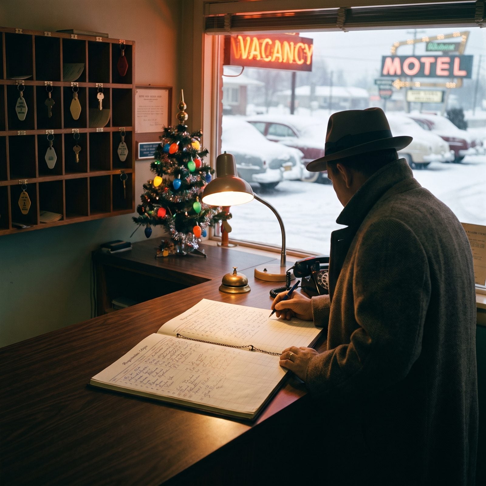 Holiday Travelers Signed Paper Motel Registers by Hand