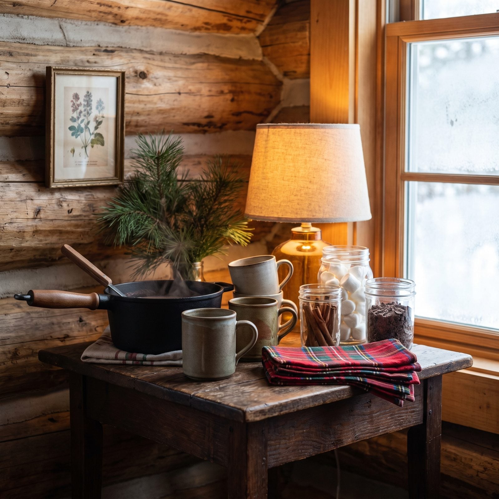 A Hot-Cocoa Station in an Underused Corner
