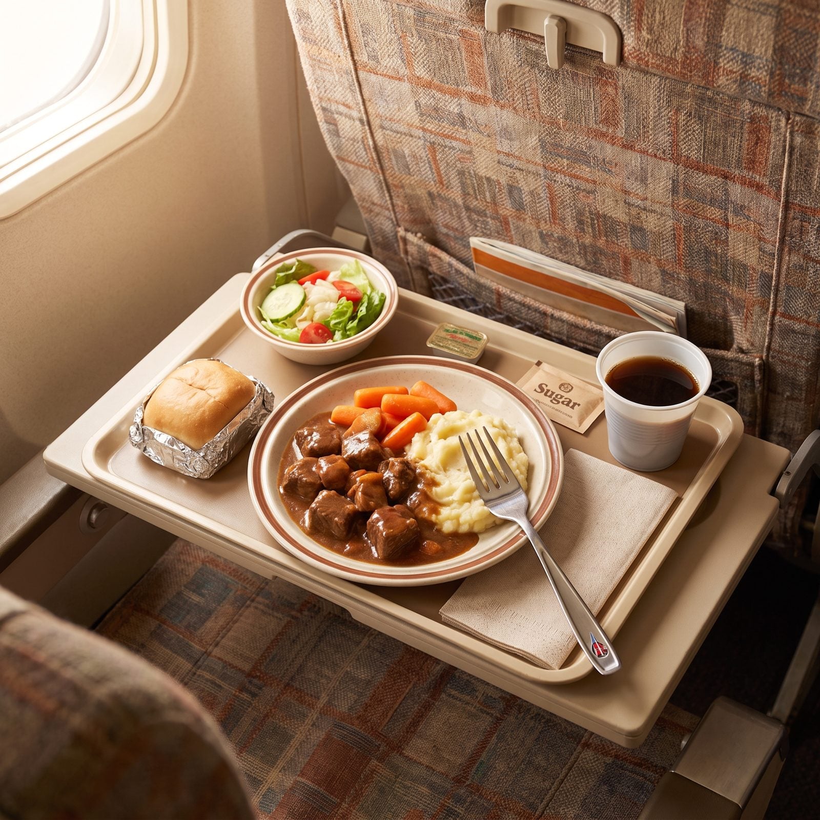 Hot Meals on a 90-Minute Flight, Served With a Real Fork