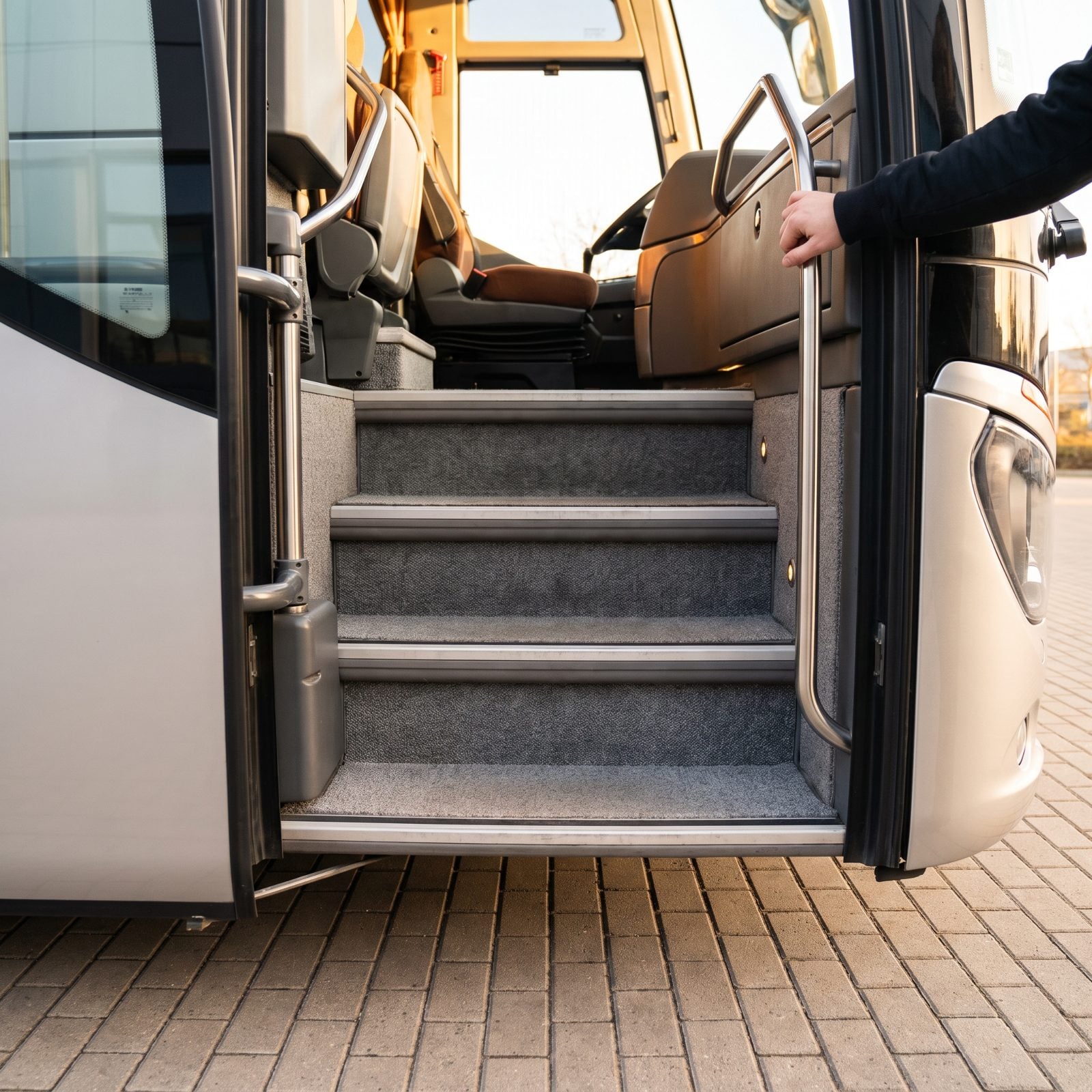 How High Are the Steps Into the Bus?