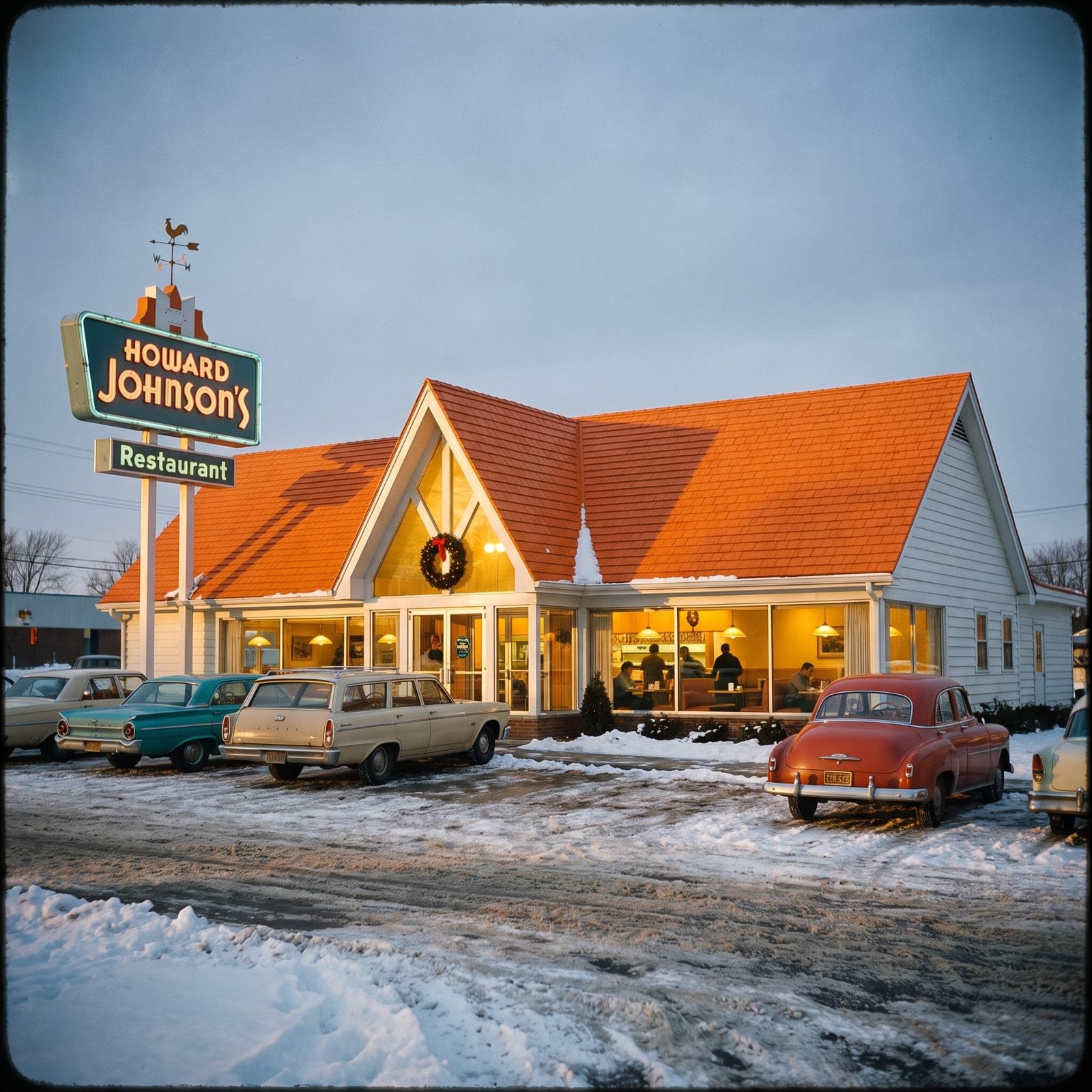 Howard Johnson's Was the Familiar Orange Roof You Pulled Off For